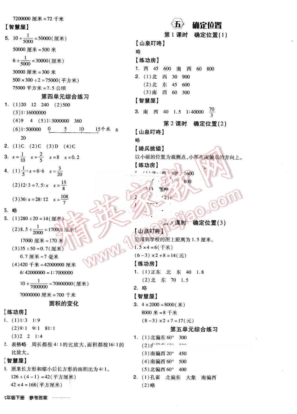 2016年全品學(xué)練考六年級(jí)數(shù)學(xué)下冊(cè)蘇教版 第4頁