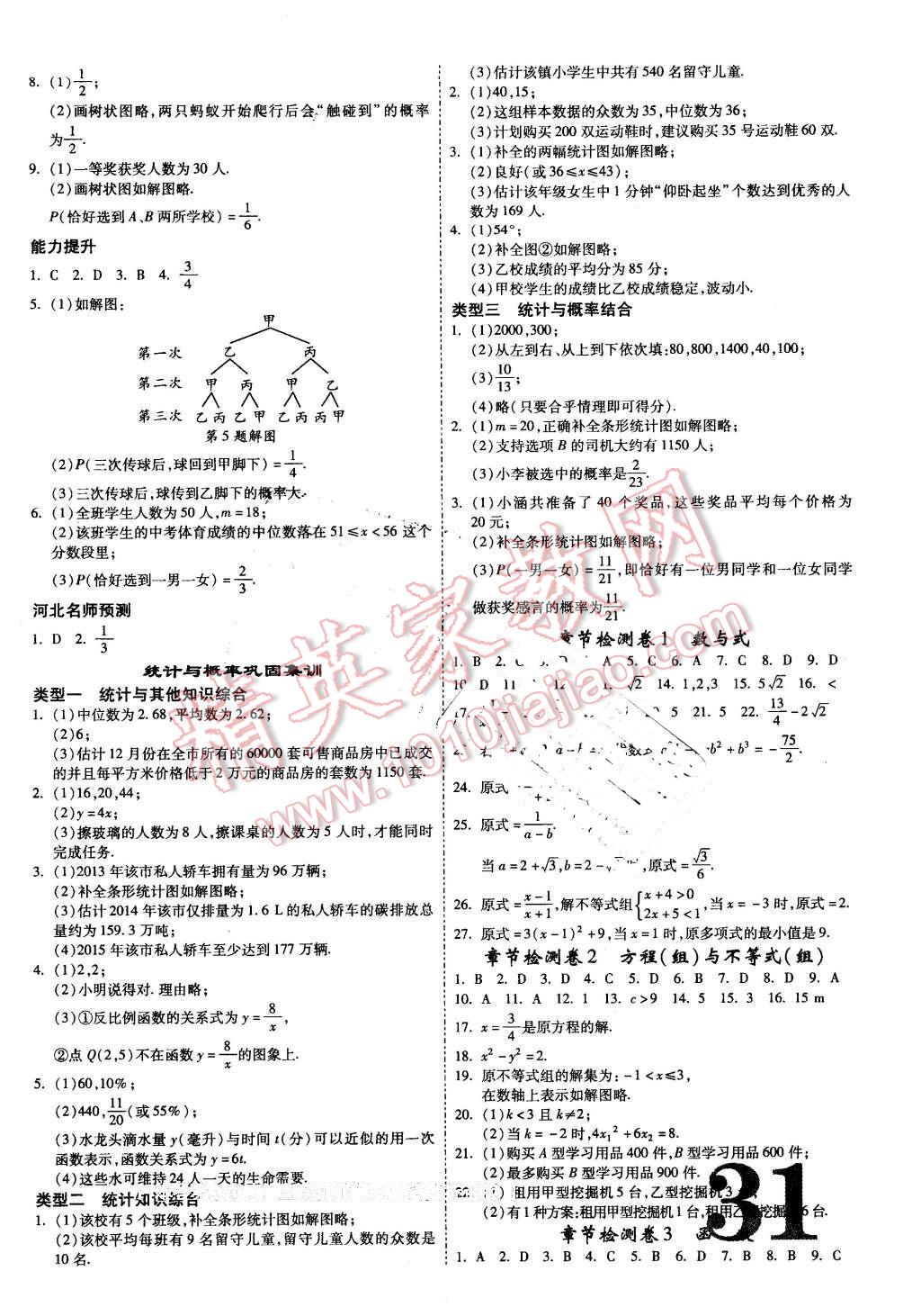 2016年河北中考面對面數(shù)學(xué) 第31頁