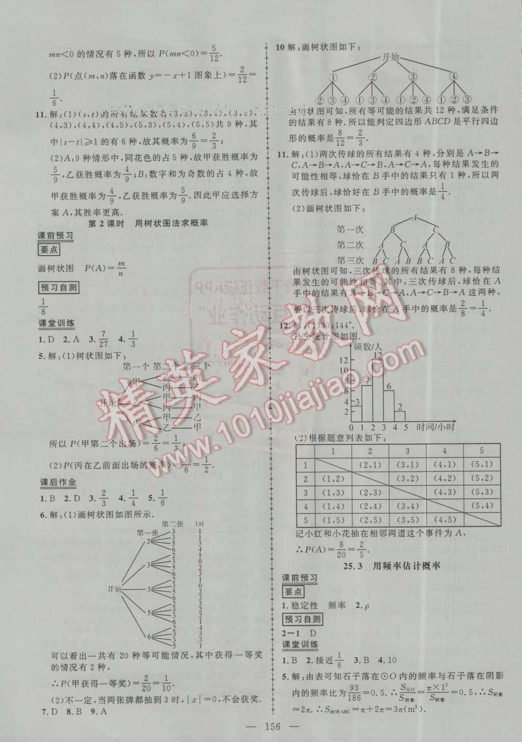 2016年黃岡創(chuàng)優(yōu)作業(yè)導(dǎo)學(xué)練九年級數(shù)學(xué)上冊人教版 第29頁