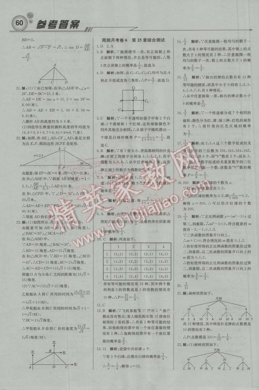 2016年輕巧奪冠周測月考直通中考九年級數(shù)學(xué)上冊華師大版 第14頁