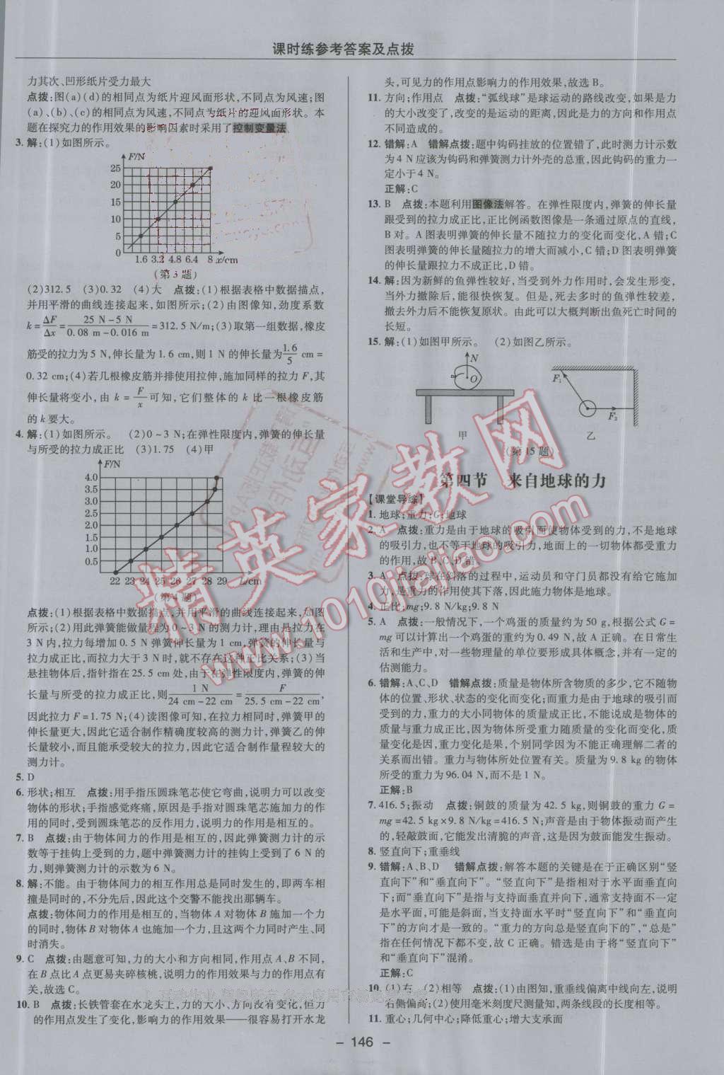 2016年點(diǎn)撥訓(xùn)練八年級(jí)物理上冊(cè)滬科版 第26頁(yè)