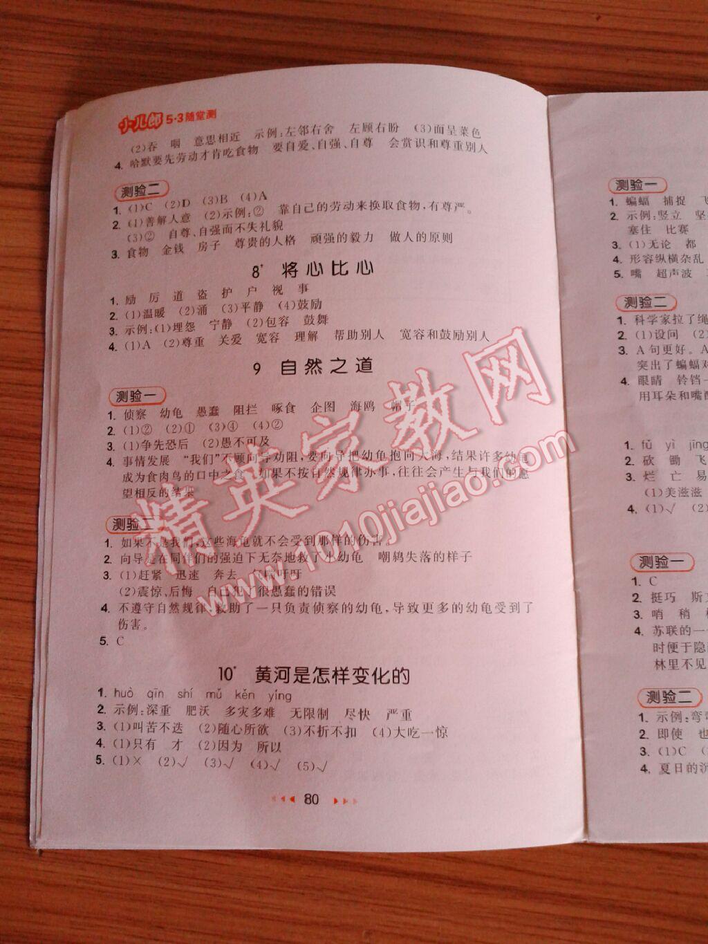 2016年53天天練小學(xué)語(yǔ)文四年級(jí)下冊(cè)人教版 第3頁(yè)