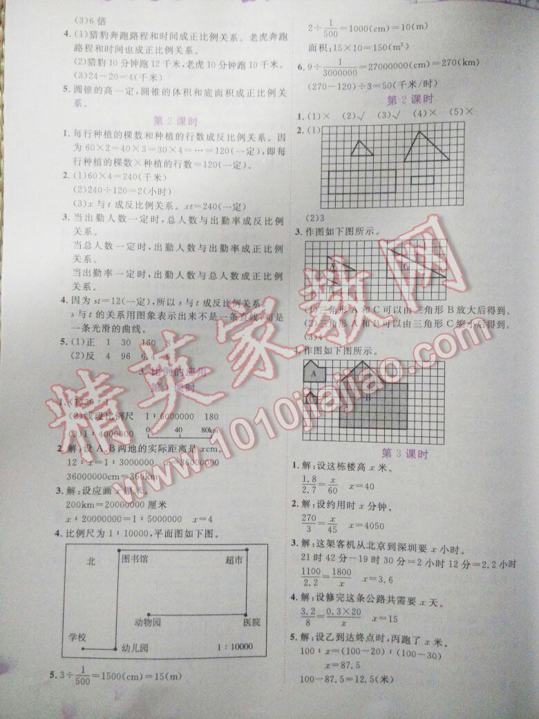 2016年黄冈小状元数学详解六年级数学下册人教版 第12页