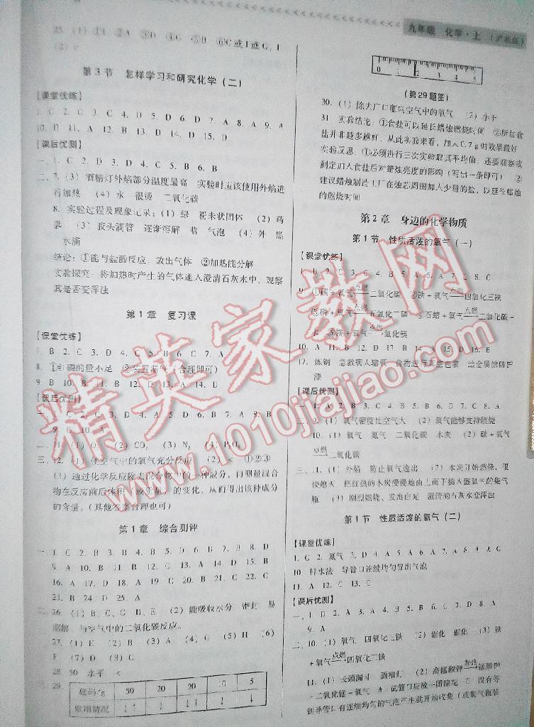 2015年全優(yōu)點(diǎn)練課計(jì)劃九年級(jí)化學(xué)上冊(cè)滬教版 第2頁(yè)