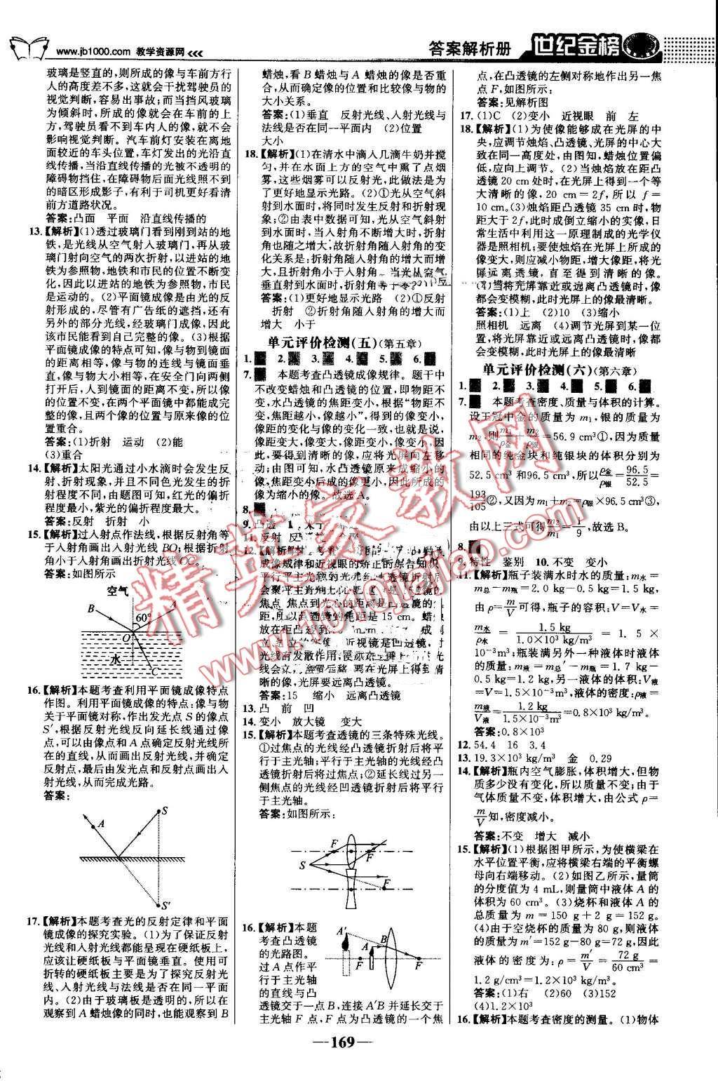 2016年世紀(jì)金榜金榜學(xué)案八年級(jí)物理上冊(cè)人教版 第22頁(yè)