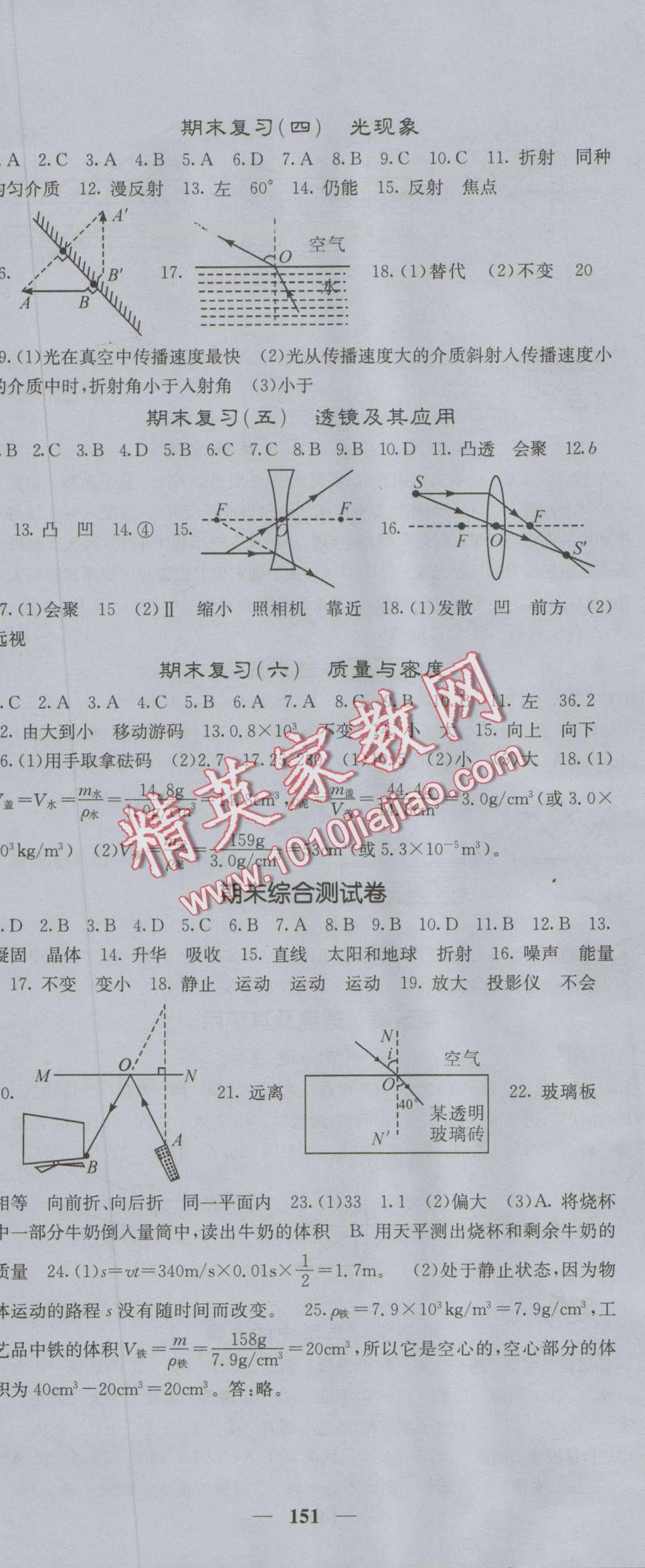 2016年課堂點睛八年級物理上冊人教版 第12頁