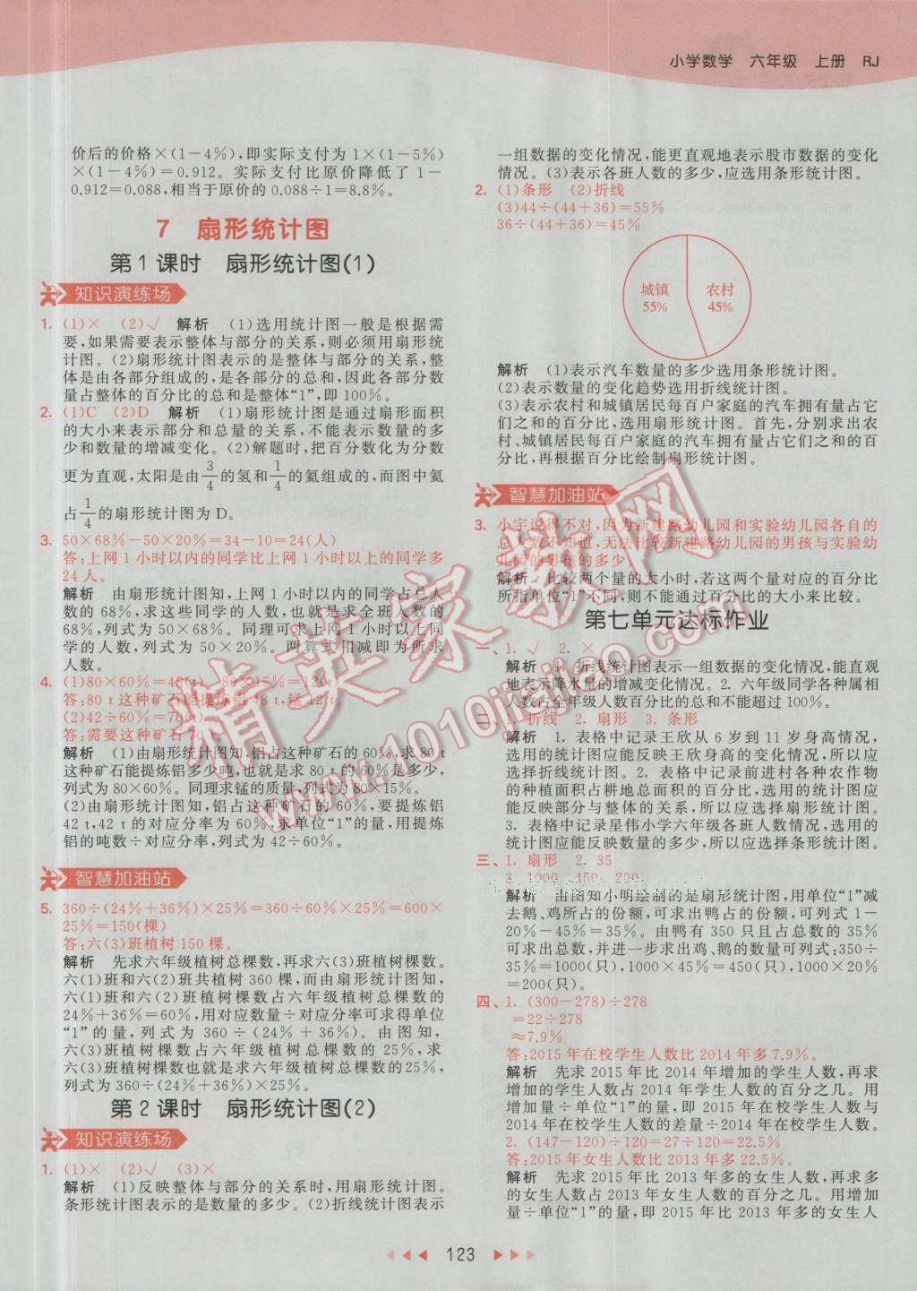 2016年53天天練小學數(shù)學六年級上冊人教版 第39頁