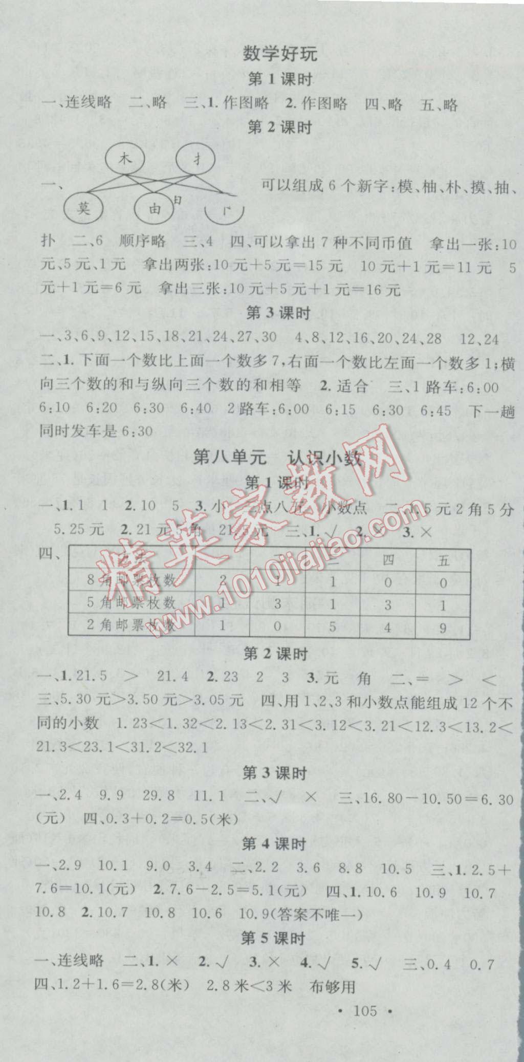 2016年助教型教輔名校課堂三年級(jí)數(shù)學(xué)上冊(cè)北師大版 第7頁(yè)