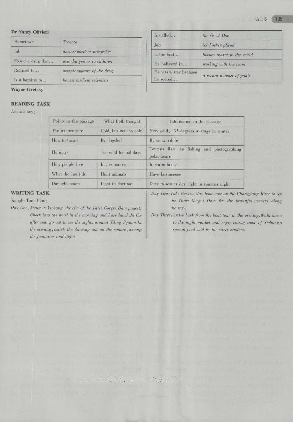 课本高中英语必修3人教版 参考答案第17页