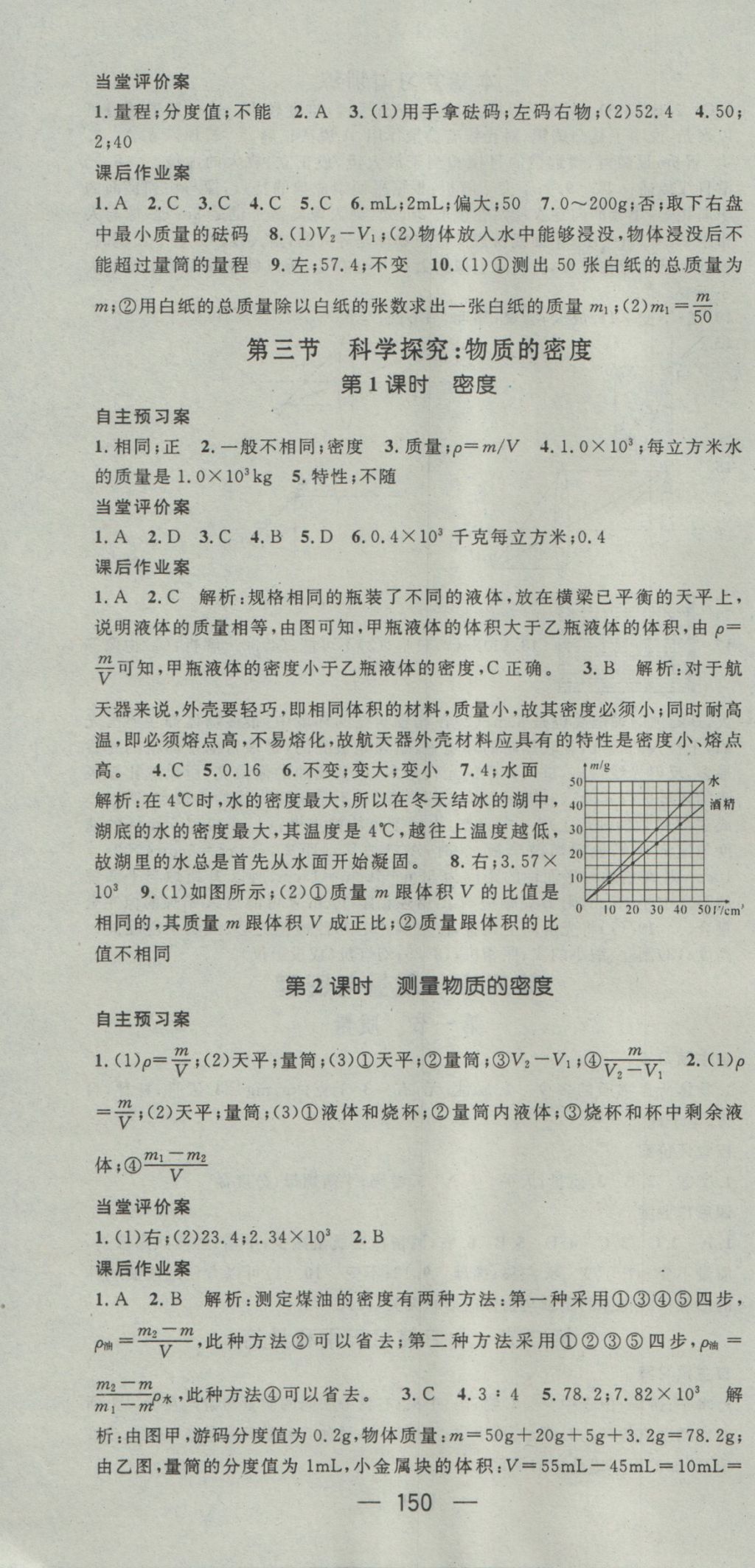 2016年名師測(cè)控八年級(jí)物理上冊(cè)滬科版 參考答案第10頁(yè)