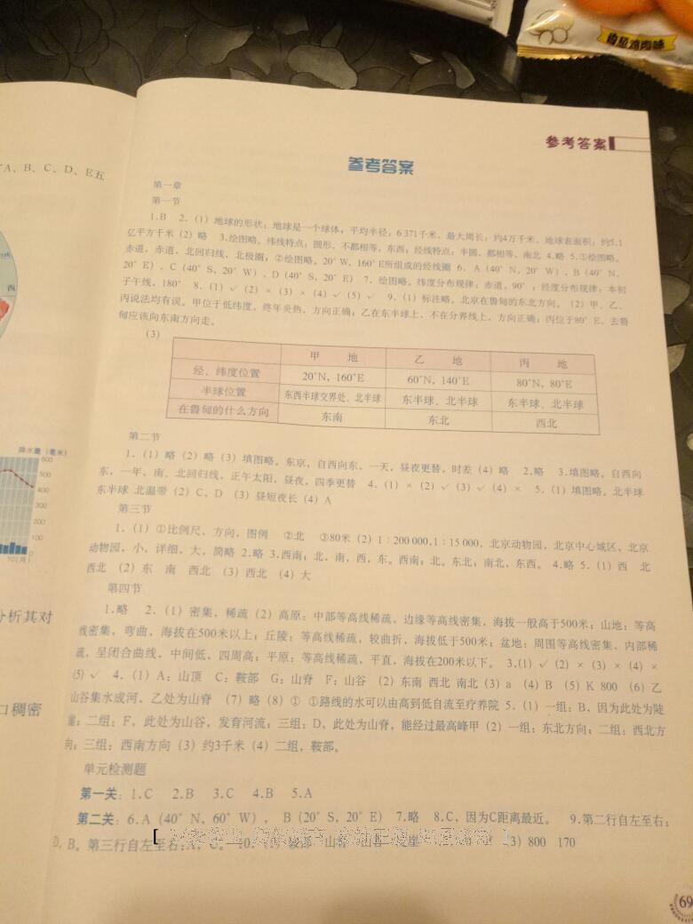 2016年地理填充图册七年级上册人教版中国地图出版社答案精英家教网