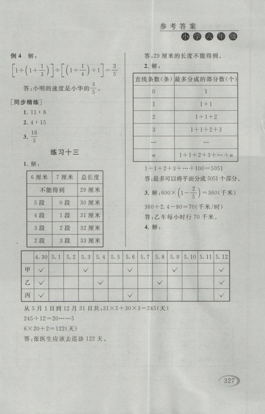 2016年同步奧數(shù)培優(yōu)六年級江蘇版 參考答案第75頁