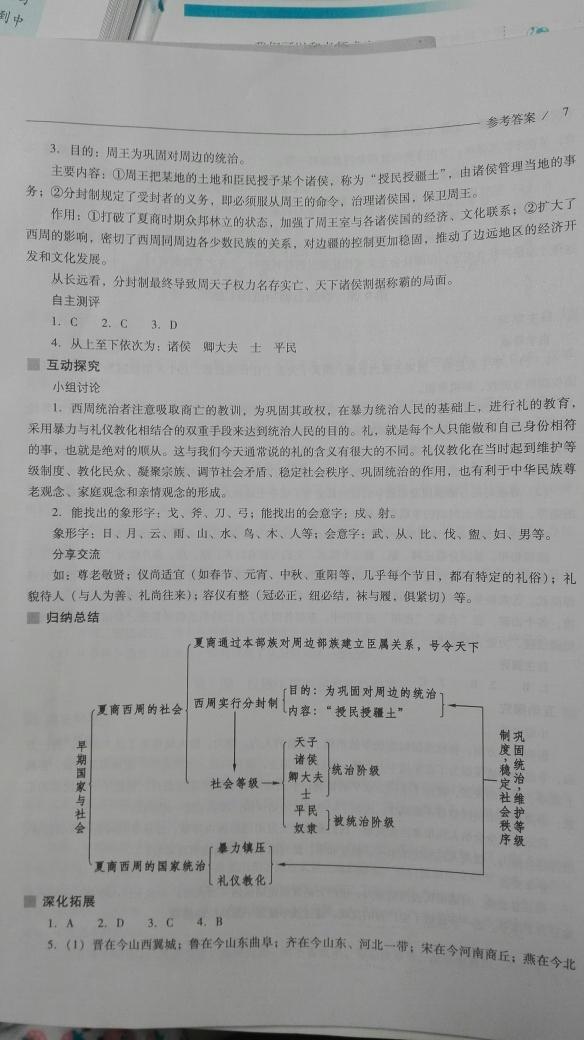 2016年新课程问题解决导学方案七年级中国历史上册北师大版 第6页