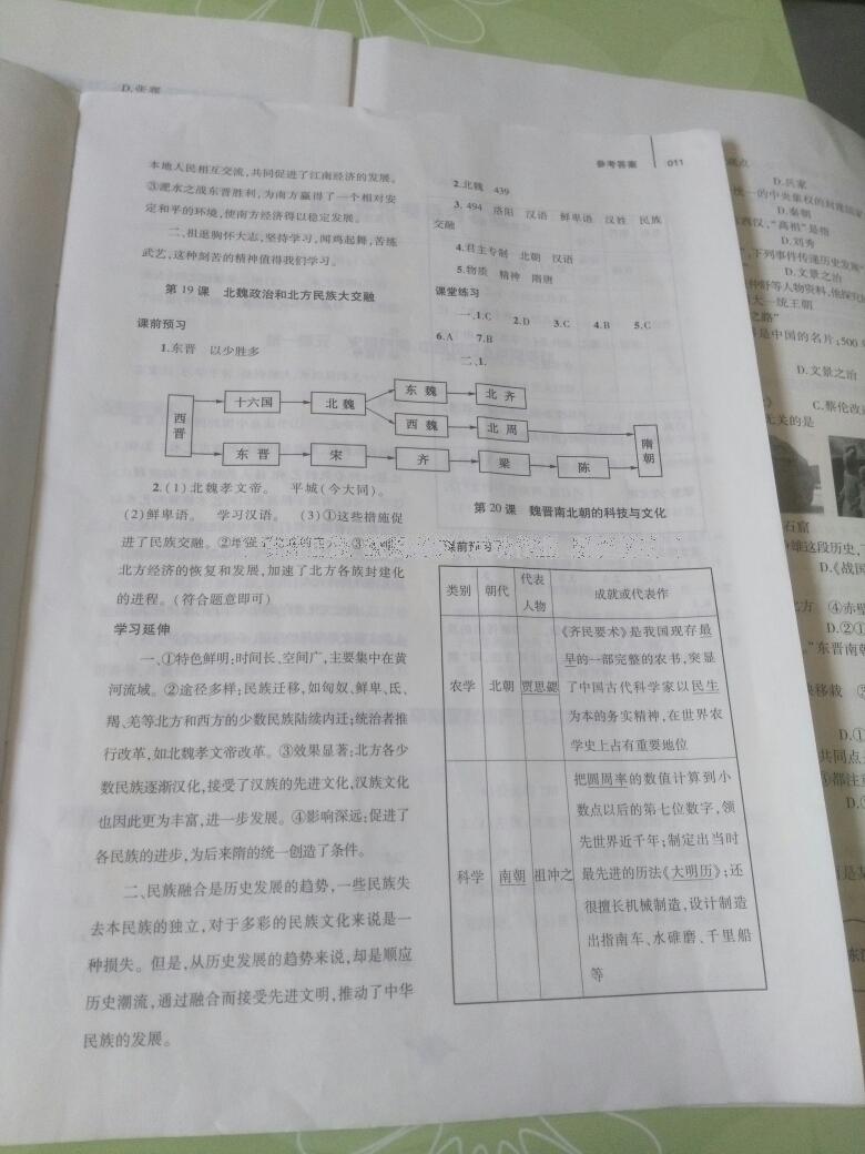 2016年基礎(chǔ)訓(xùn)練七年級歷史上冊人教版僅限河南省內(nèi)使用大象出版社 第26頁