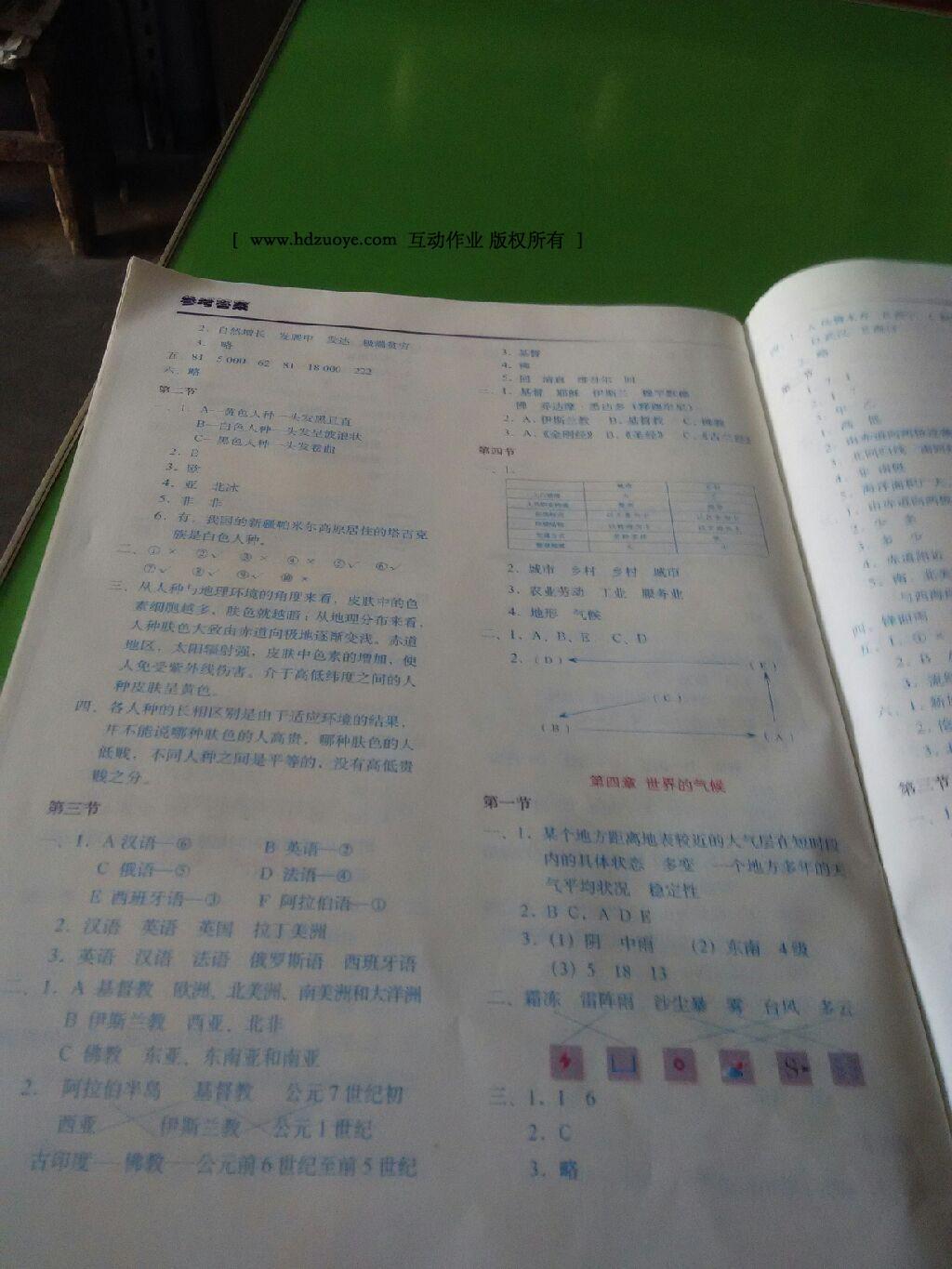 2016地理填充图册七年级上册湘教版中国地图出版社 第20页