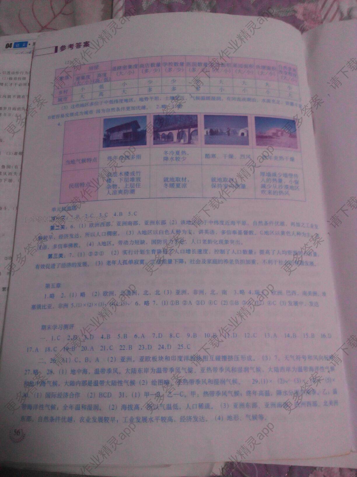 2016年地理填充图册七年级上册中图版中国地