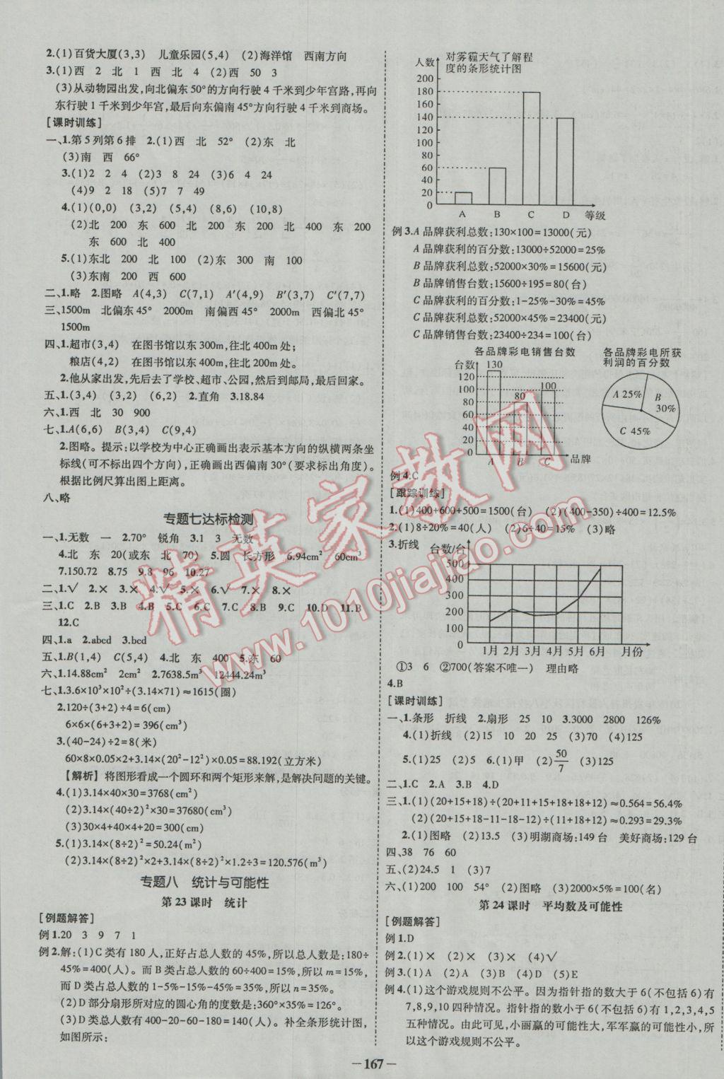 2017年奪分A計(jì)劃小學(xué)畢業(yè)升學(xué)總復(fù)習(xí)數(shù)學(xué) 參考答案第13頁