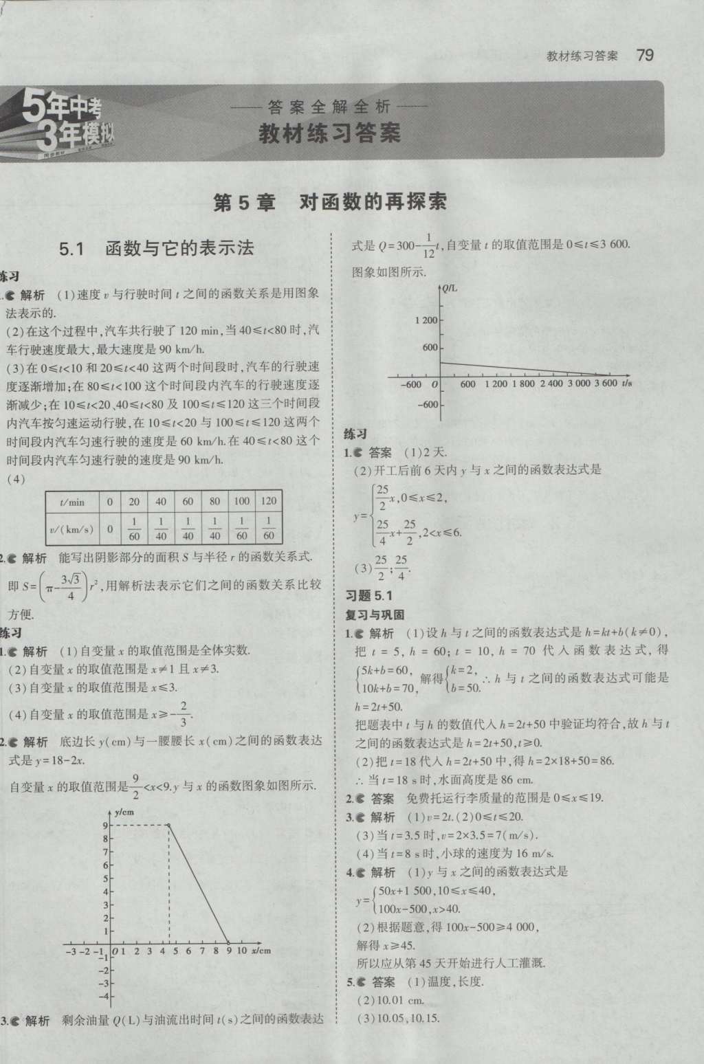 課本青島版九年級數(shù)學(xué)下冊 參考答案第16頁