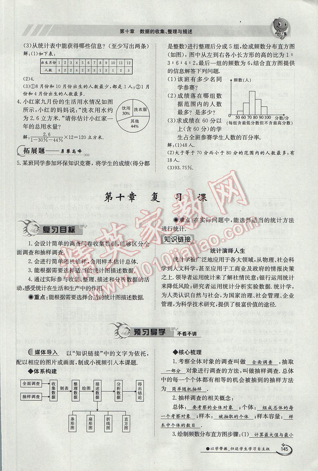 2017年金太陽導(dǎo)學(xué)案七年級(jí)數(shù)學(xué)下冊(cè) 第十章 數(shù)據(jù)的收集、整理與描述第157頁