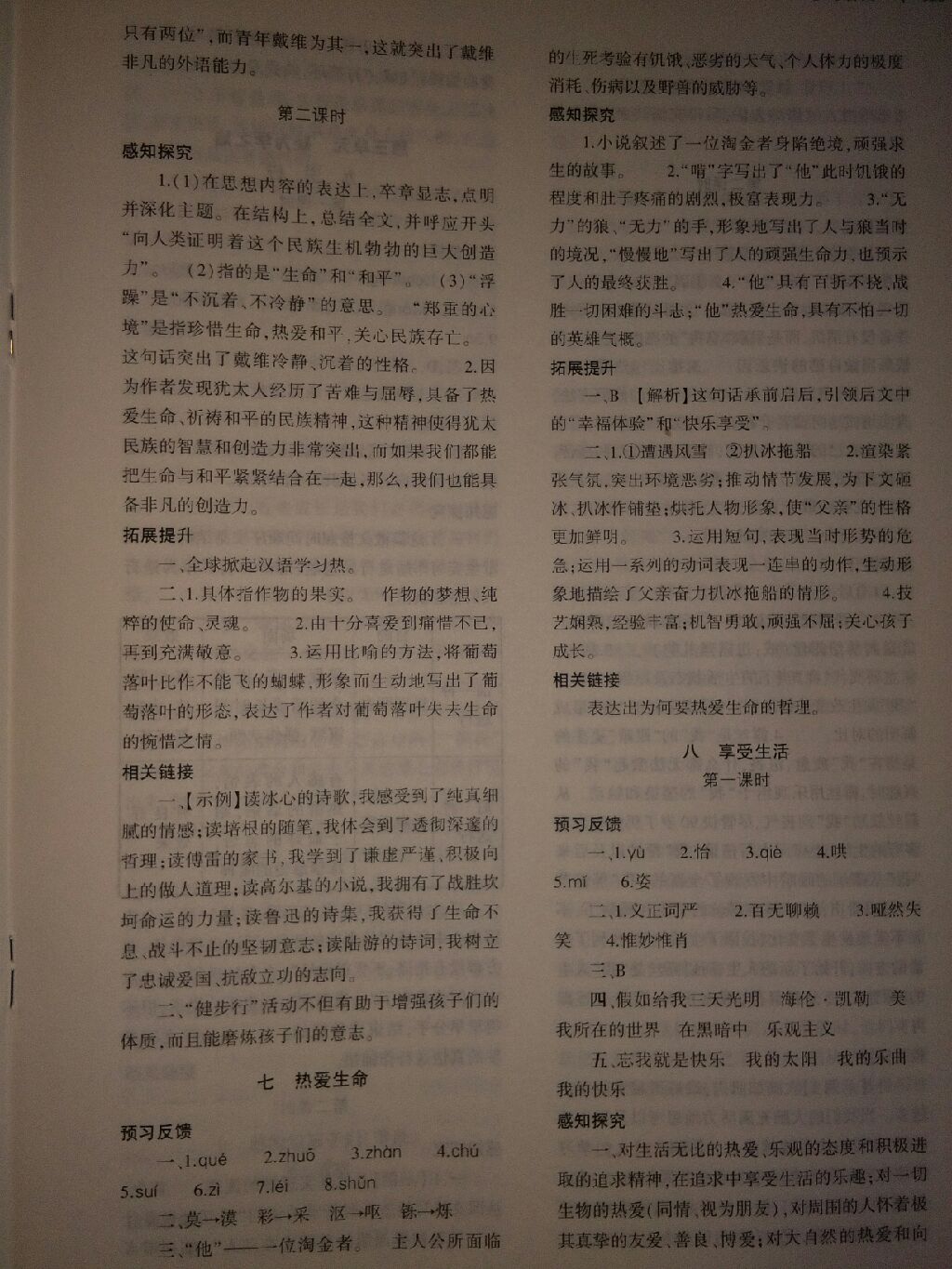 2017年基础训练九年级语文全一册苏教版河南省内专用大象出版社 参考