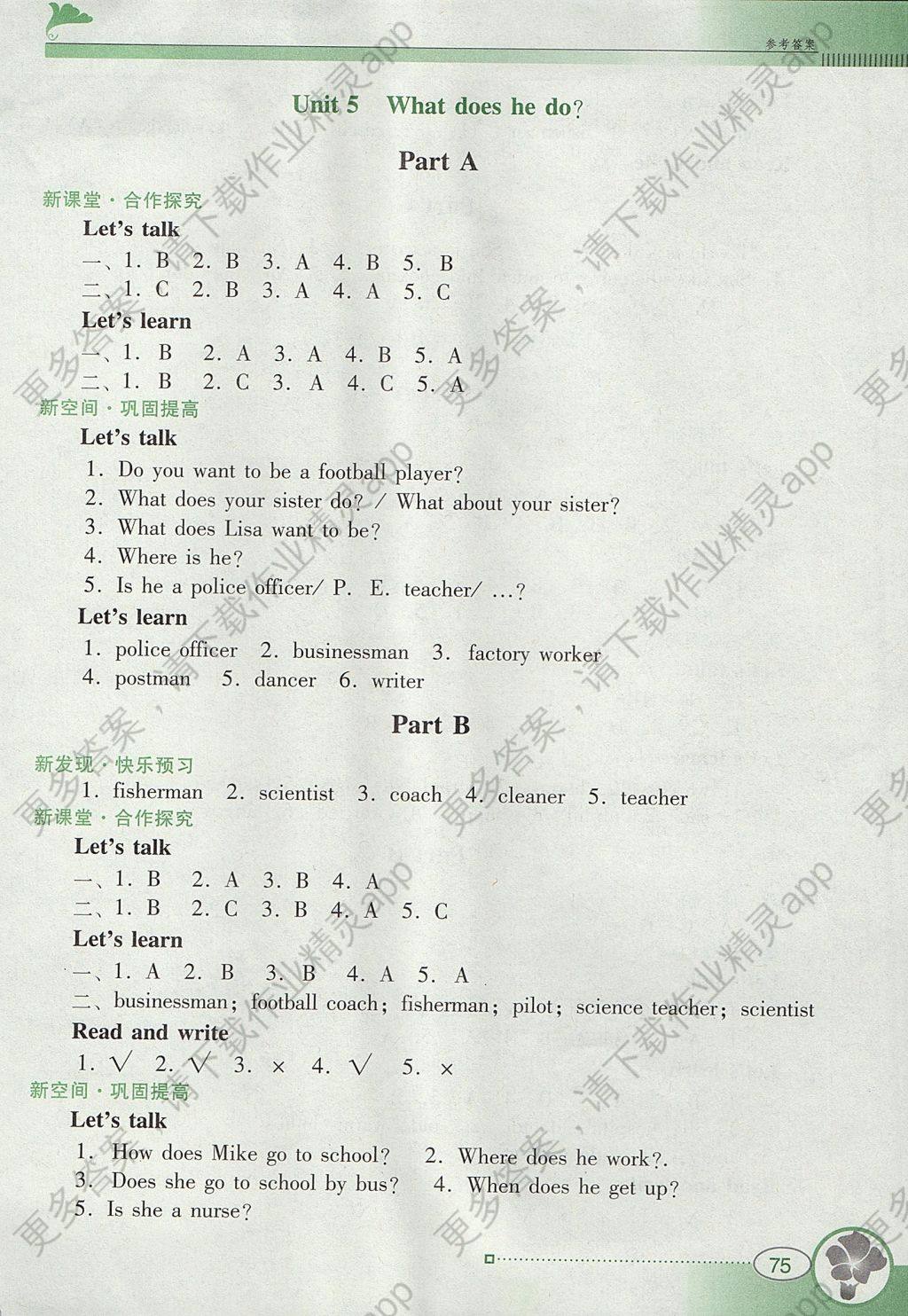 2017年南方新课堂金牌学案六年级英语上册人