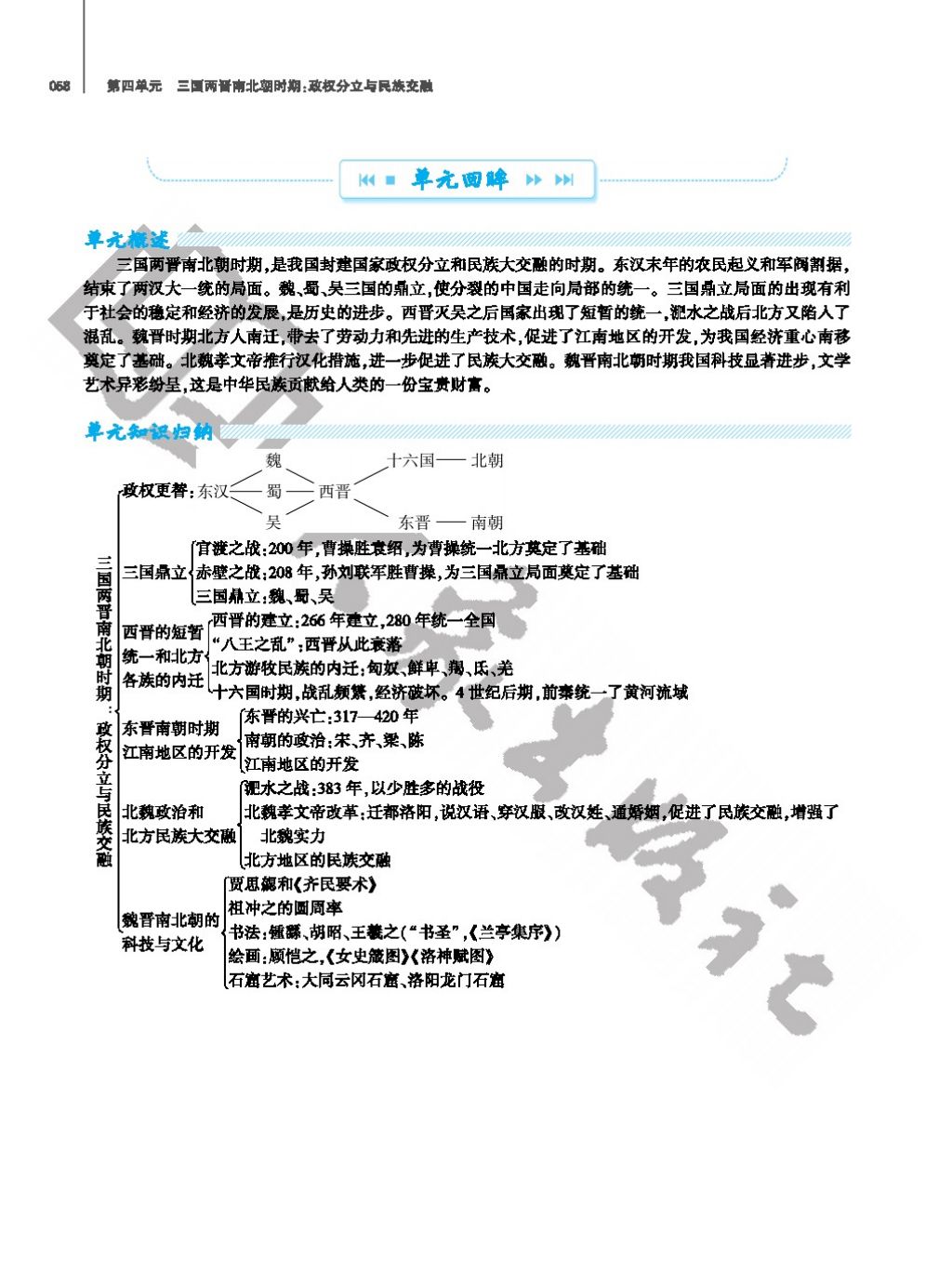 2017年基礎(chǔ)訓(xùn)練七年級(jí)歷史上冊(cè)人教版大象出版社 參考答案第58頁(yè)