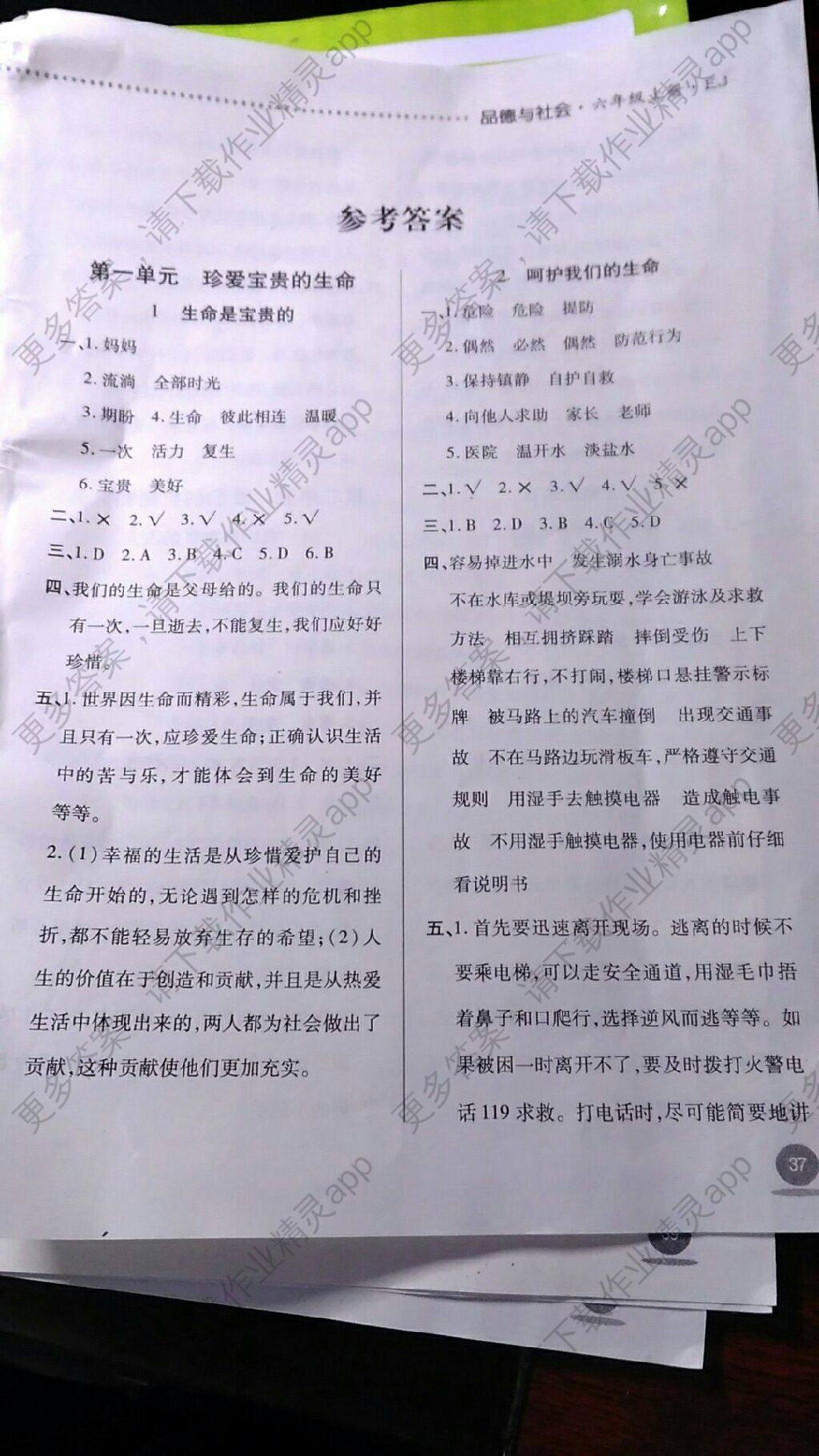 2017年赢在课堂六年级品德与社会上册鄂教版