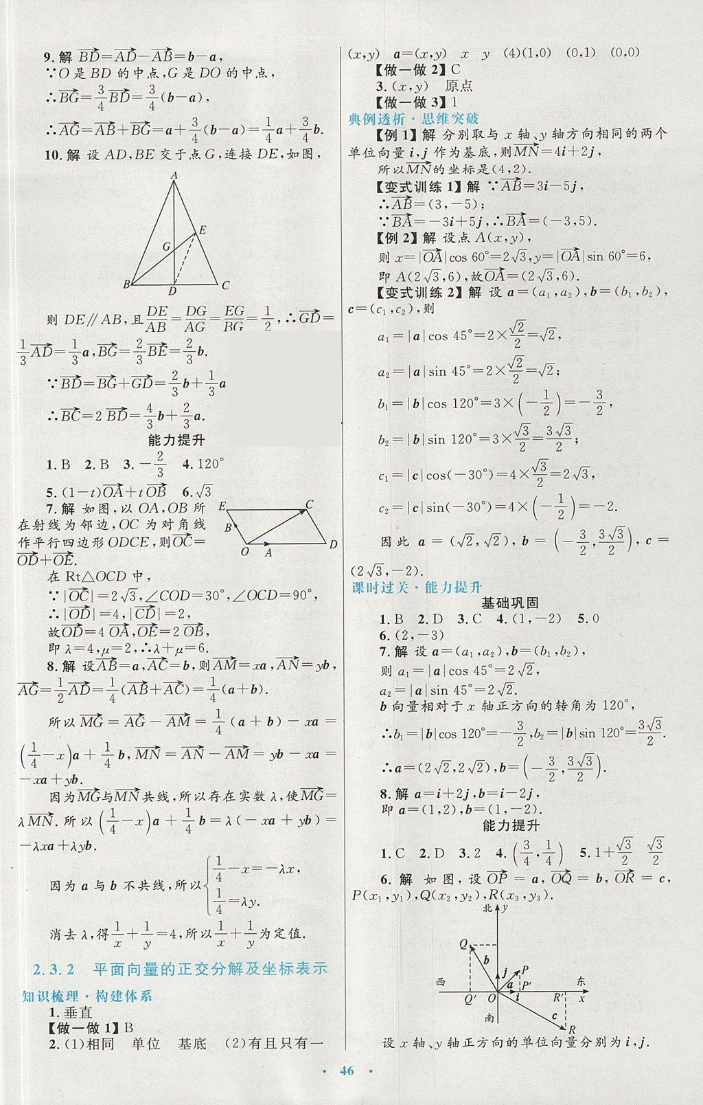 2018年高中同步测控优化设计数学必修4人教A版 参考答案第22页