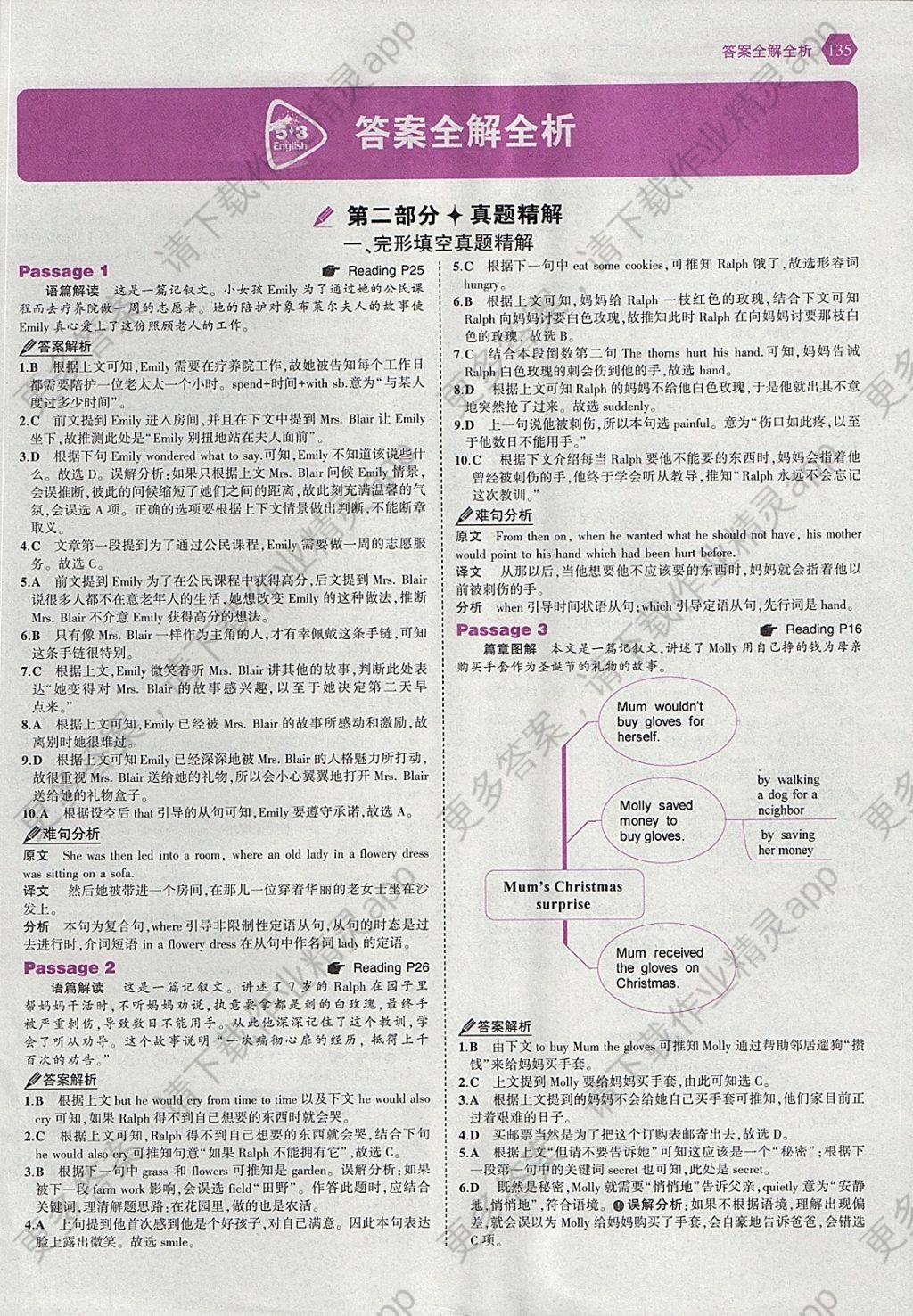 2018年53English中考英语完形填空与阅读理解