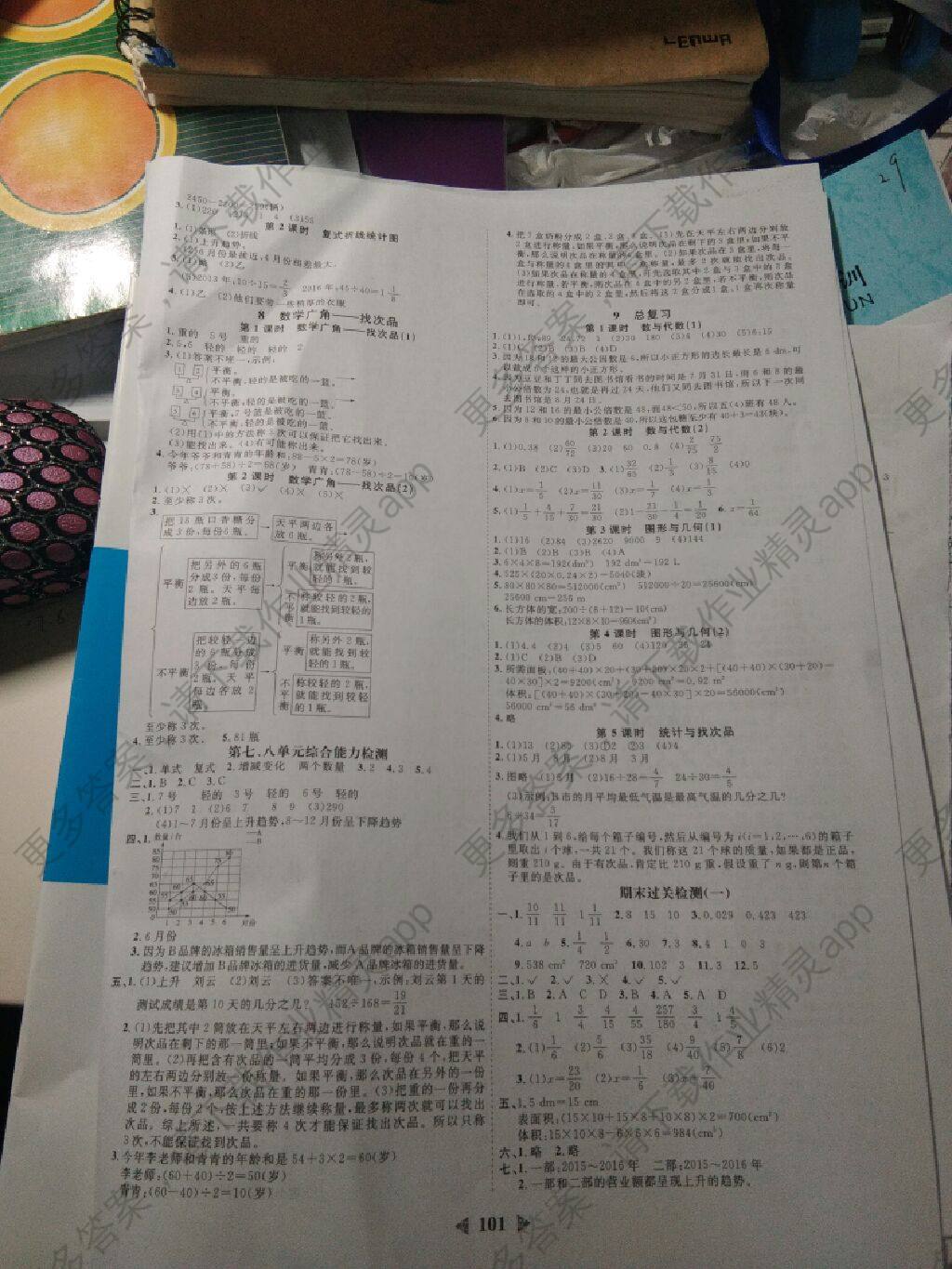 阳光同学答案