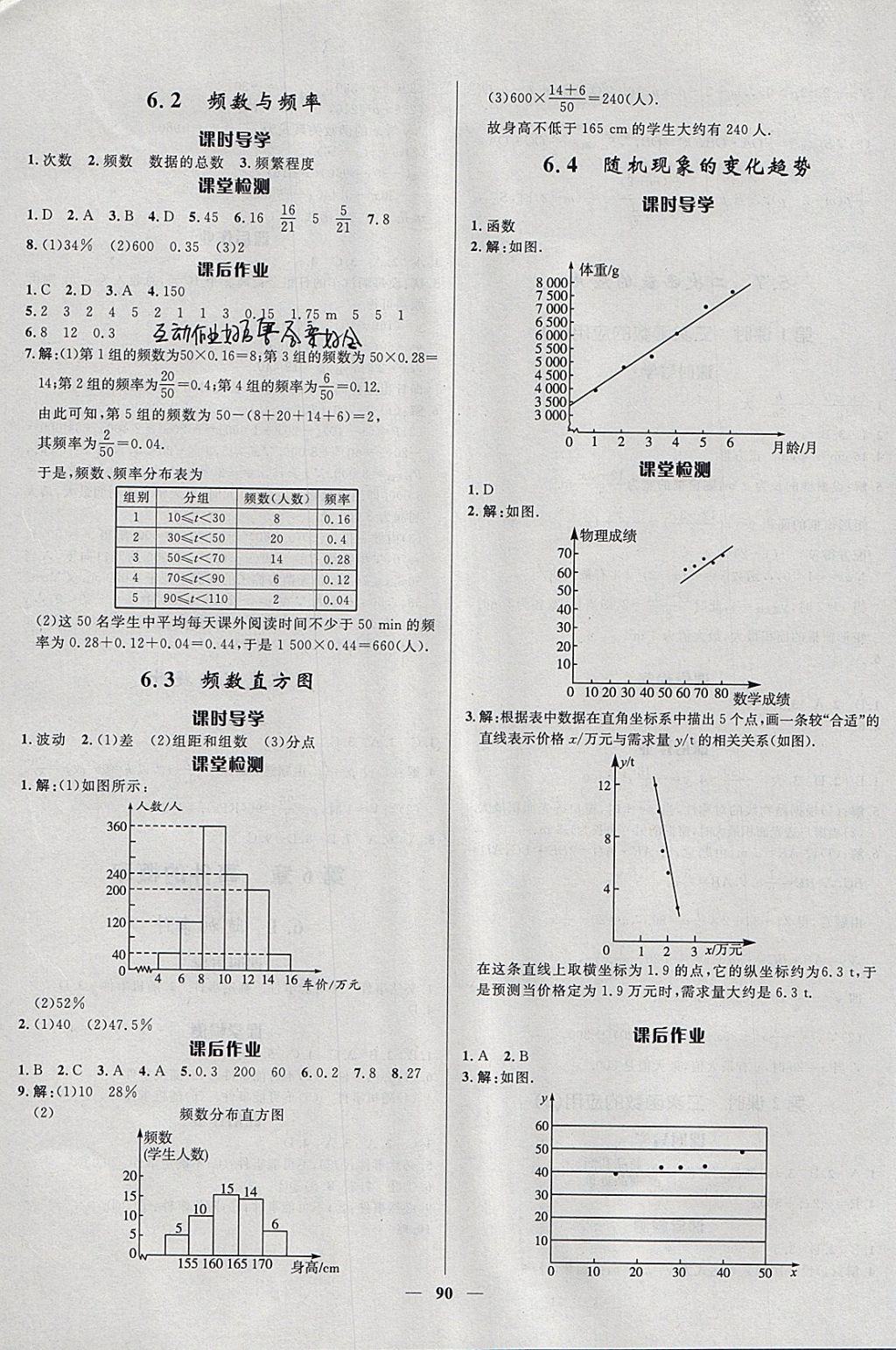 2018年奪冠百分百新導學課時練九年級數(shù)學下冊青島版 參考答案第8頁