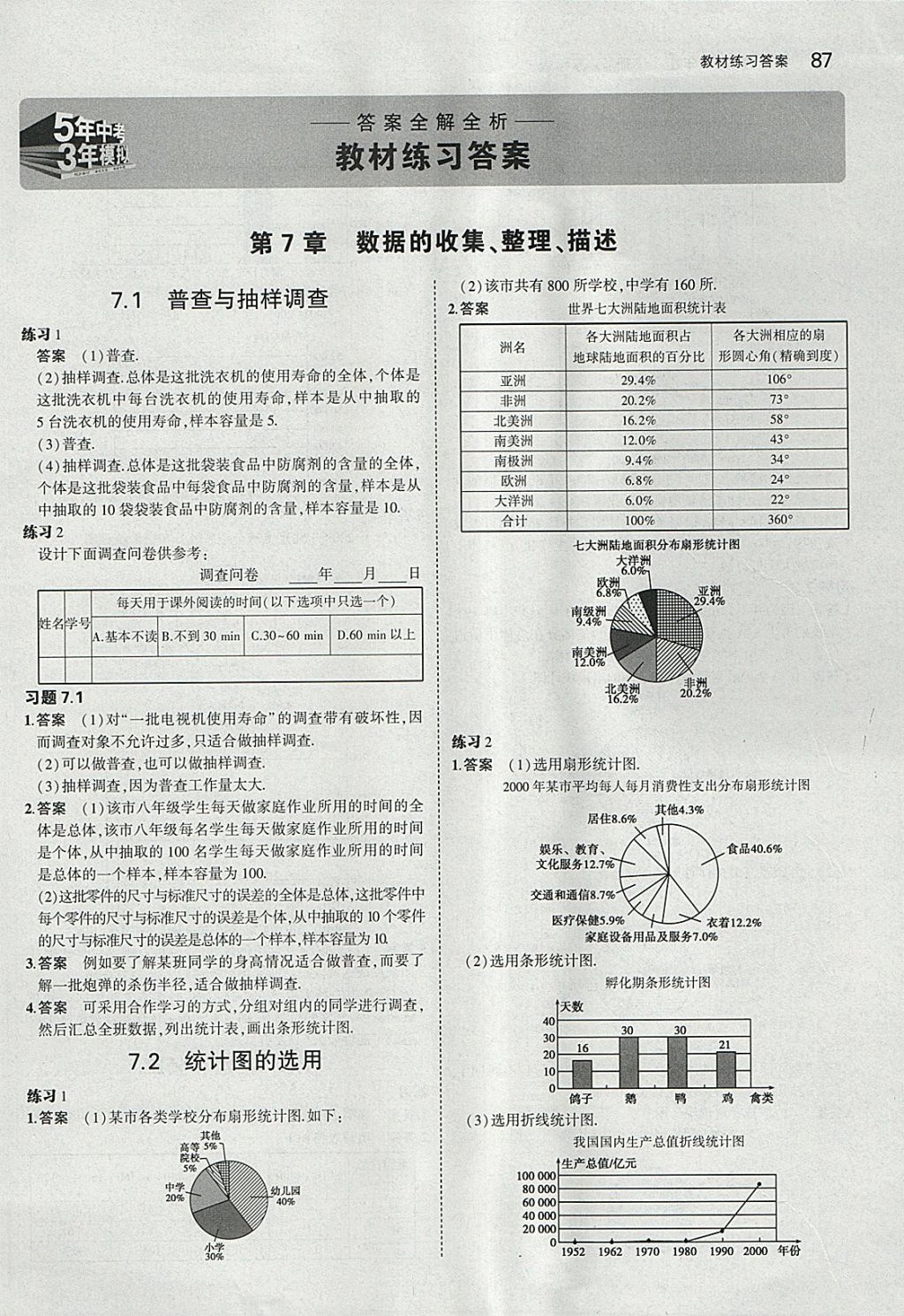 課本蘇科版八年級(jí)數(shù)學(xué)下冊(cè) 參考答案第1頁