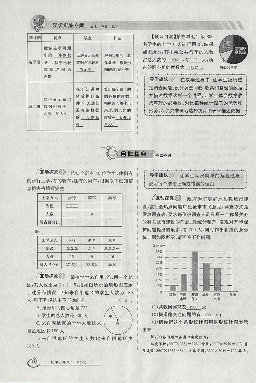 2018年金太陽導(dǎo)學(xué)案七年級數(shù)學(xué)下冊人教版 參考答案第144頁