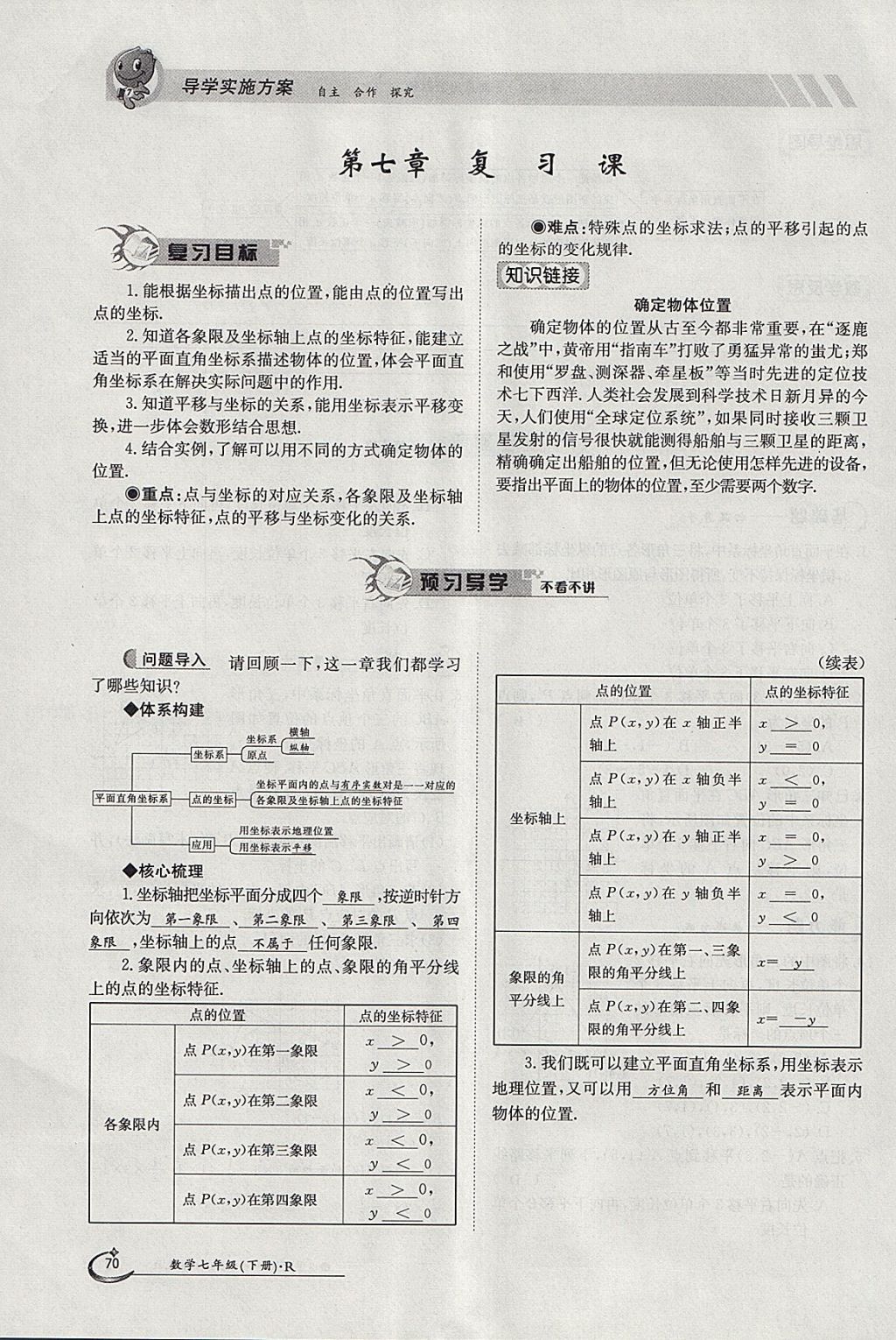 2018年金太陽(yáng)導(dǎo)學(xué)案七年級(jí)數(shù)學(xué)下冊(cè)人教版 參考答案第30頁(yè)