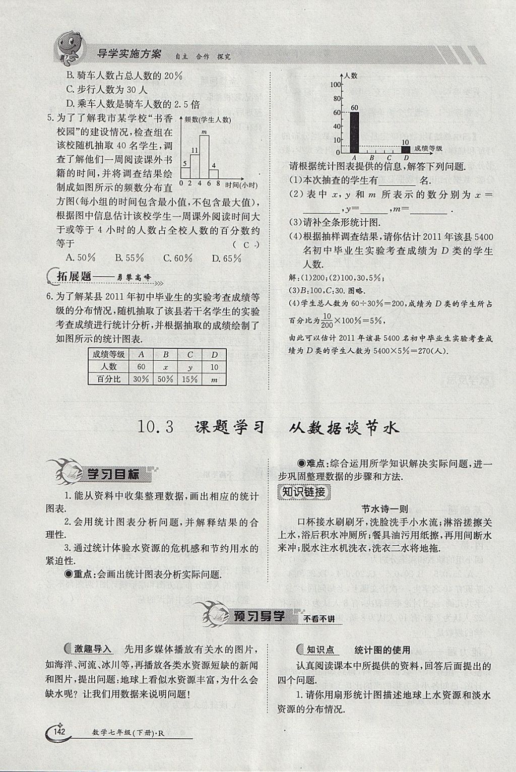 2018年金太陽導(dǎo)學(xué)案七年級數(shù)學(xué)下冊人教版 參考答案第154頁