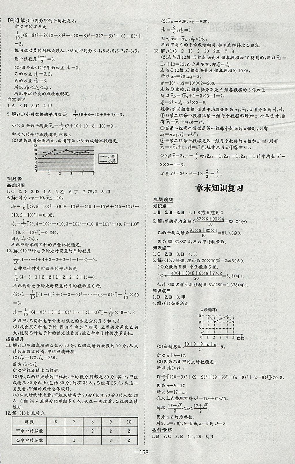 2018年初中同步學(xué)習(xí)導(dǎo)與練導(dǎo)學(xué)探究案八年級(jí)數(shù)學(xué)下冊(cè)華師大版 參考答案第22頁