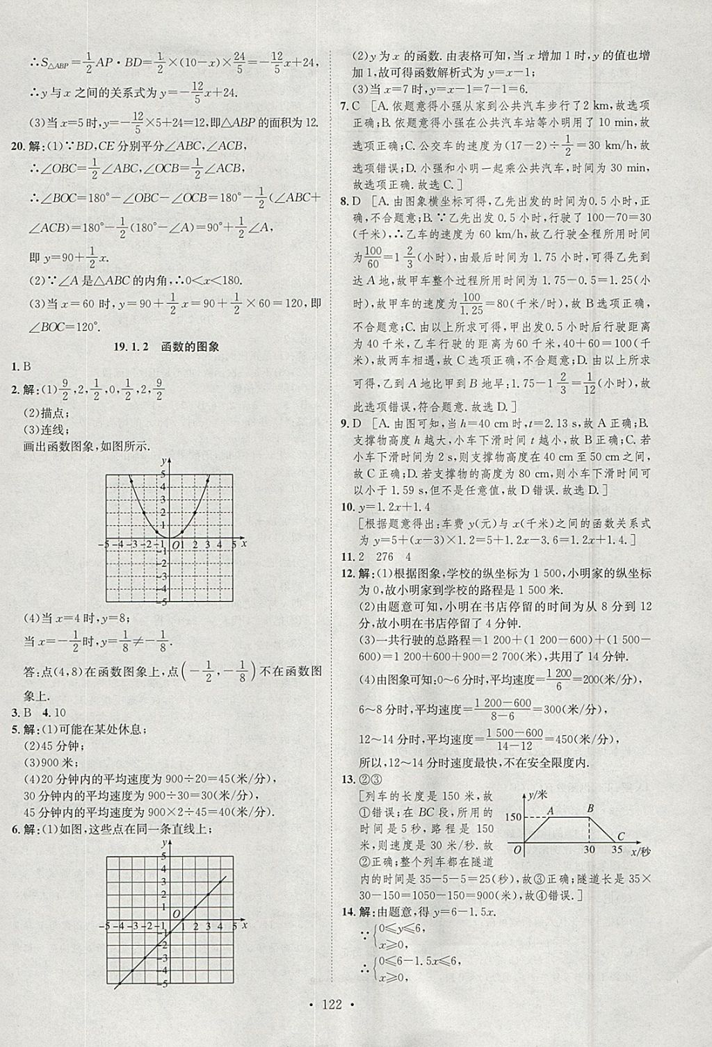 2018年思路教練同步課時(shí)作業(yè)八年級(jí)數(shù)學(xué)下冊人教版 參考答案第18頁