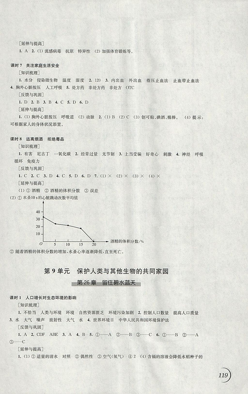 2018年同步練習(xí)八年級(jí)生物學(xué)下冊(cè)蘇科版江蘇鳳凰科學(xué)技術(shù)出版社 參考答案第5頁(yè)