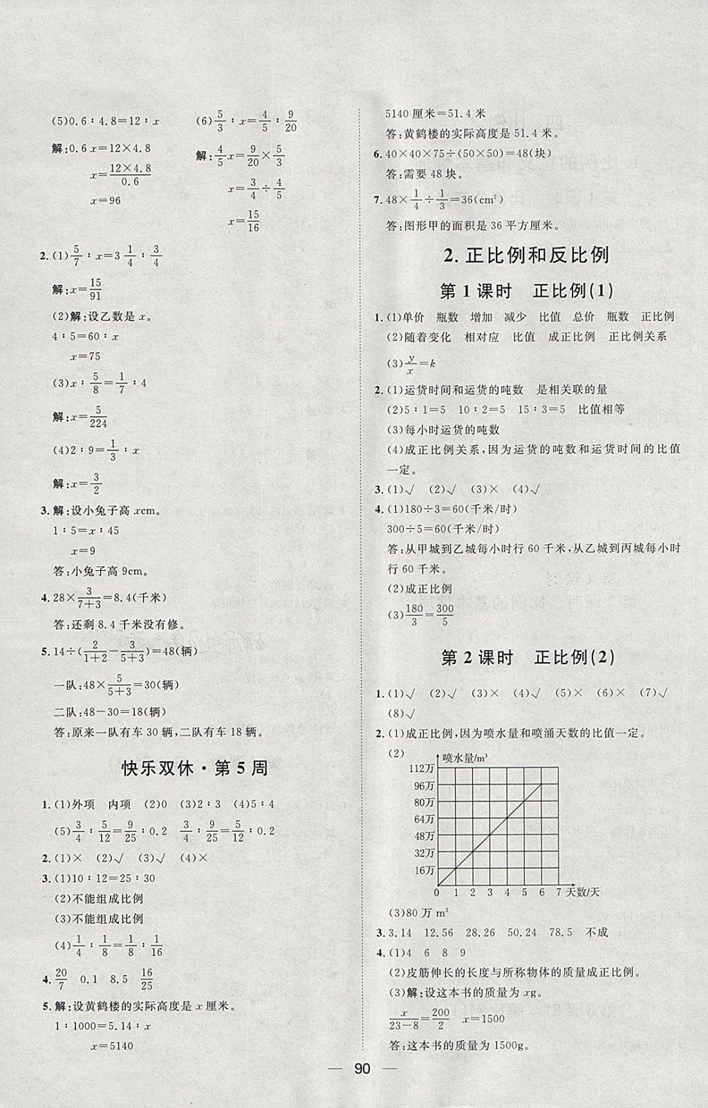 2018年阳光计划第一步六年级数学下册人教版 第6页