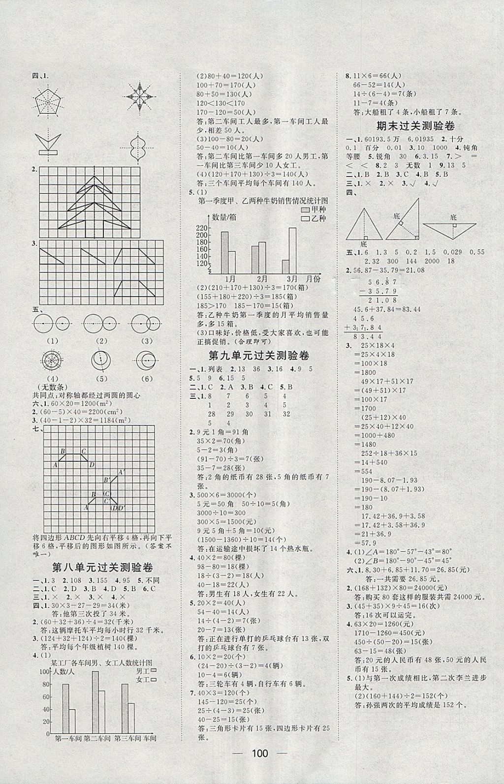 2018年陽(yáng)光計(jì)劃第一步四年級(jí)數(shù)學(xué)下冊(cè)人教版 第10頁(yè)