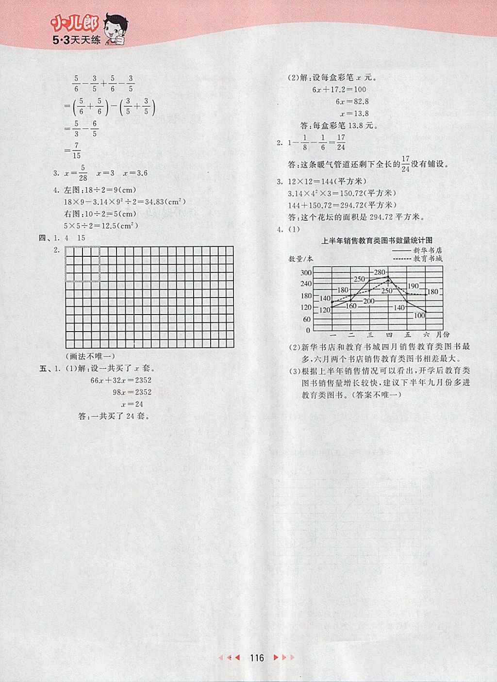 2018年53天天練小學(xué)數(shù)學(xué)五年級下冊蘇教版 第24頁