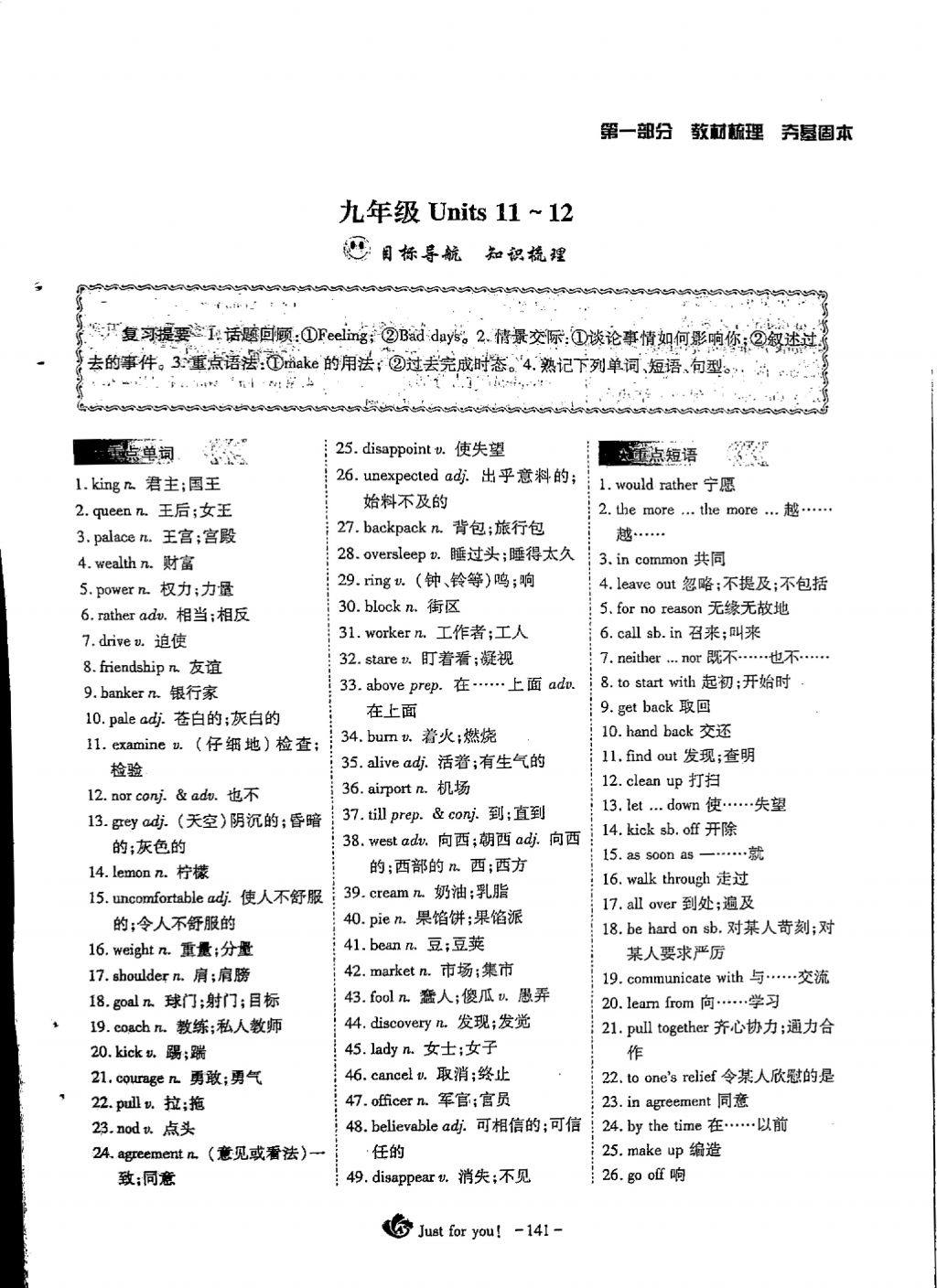 2018年蓉城优课堂给力A加九年级英语中考复习 第49页
