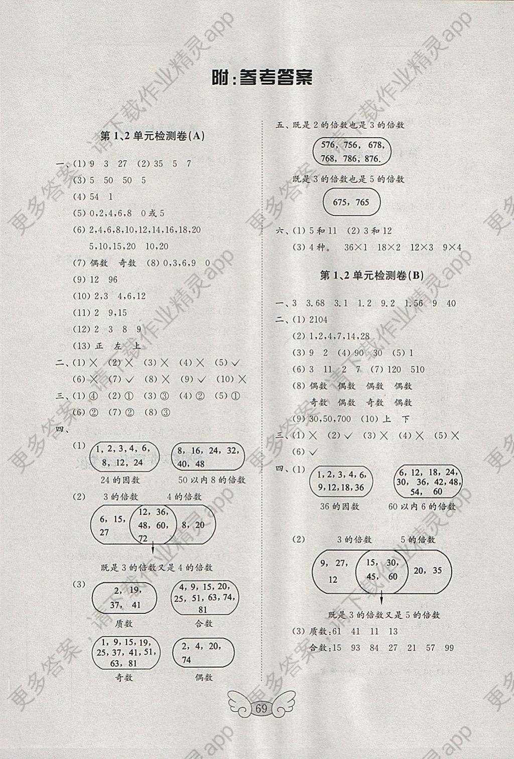 2018年金钥匙小学数学试卷五年级下册人教版