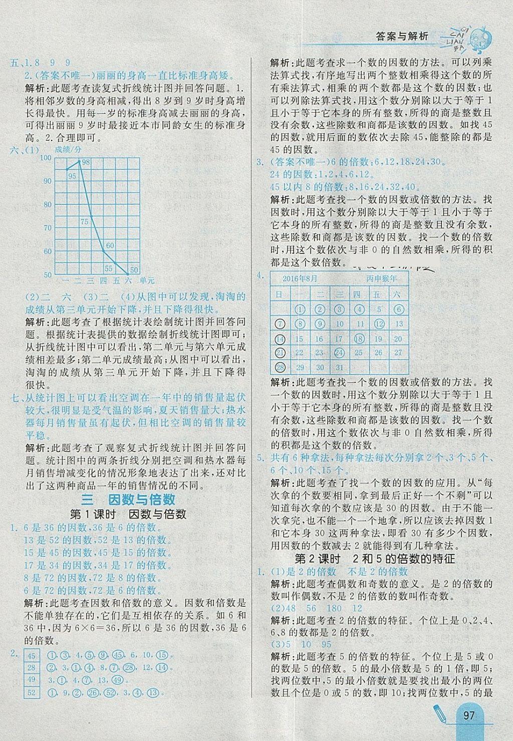 2018年七彩練霸五年級(jí)數(shù)學(xué)下冊(cè)蘇教版 參考答案第9頁(yè)