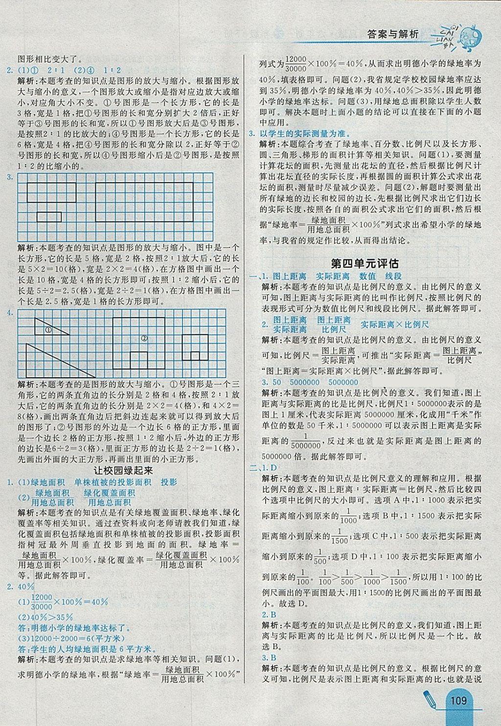 2018年七彩练霸六年级数学下册青岛版六年制 第21页