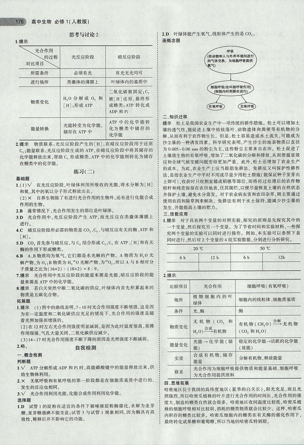 2018年課本人教版高中生物必修1 第10頁(yè)