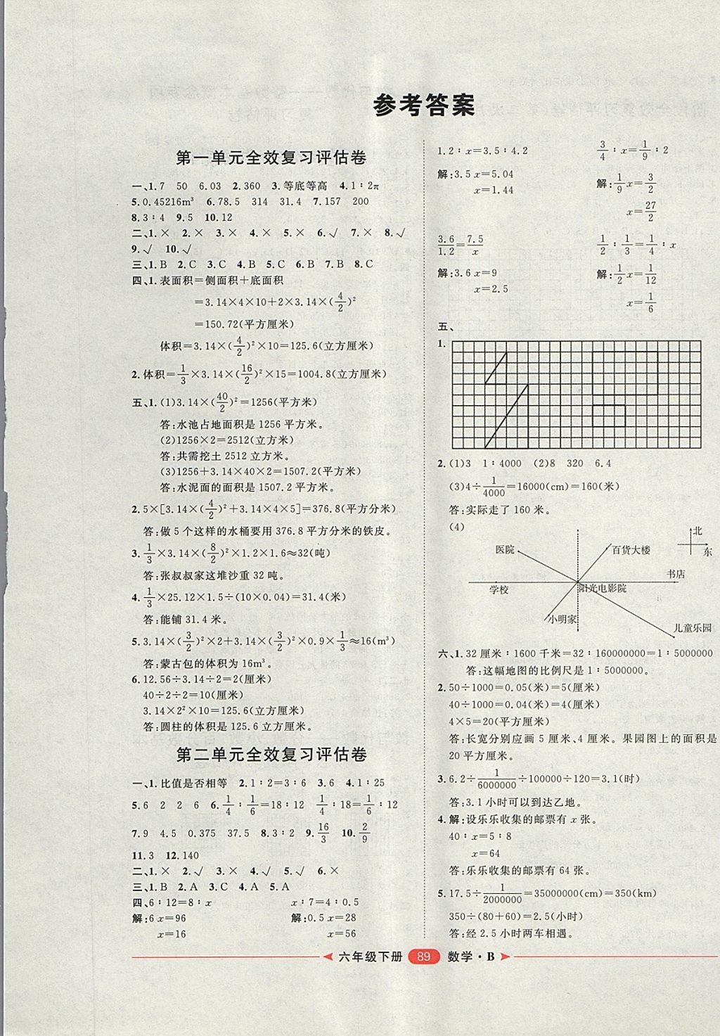 2018年陽(yáng)光計(jì)劃第二步六年級(jí)數(shù)學(xué)下冊(cè)北師大版 第1頁(yè)