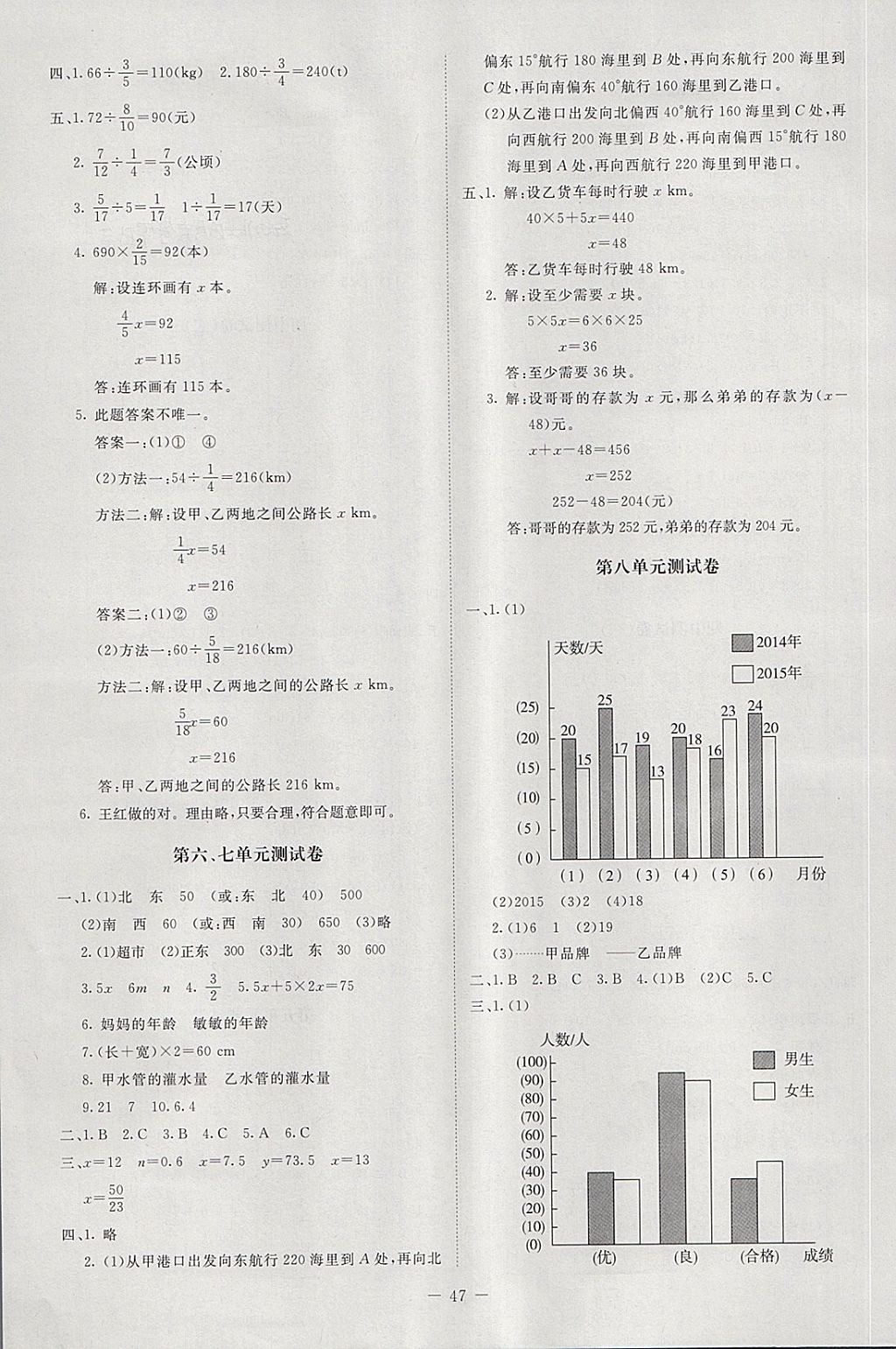 2018年課堂精練五年級(jí)數(shù)學(xué)下冊(cè)北師大版增強(qiáng)版 第3頁