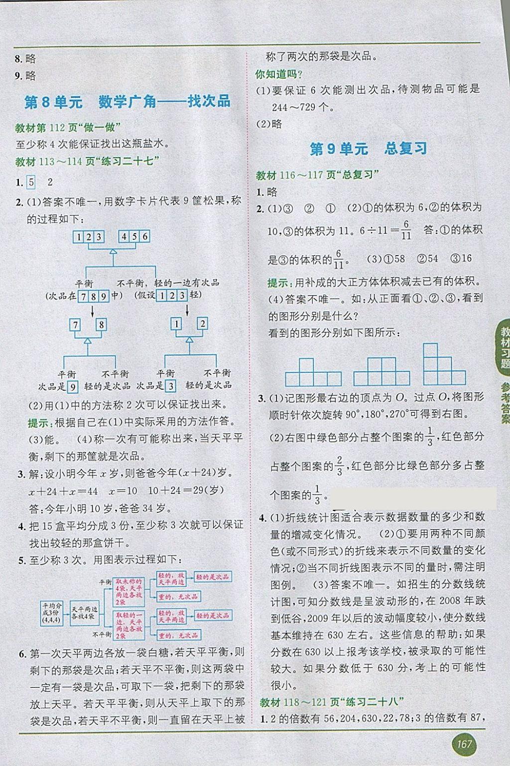 2018年課本人教版五年級數(shù)學下冊 第15頁