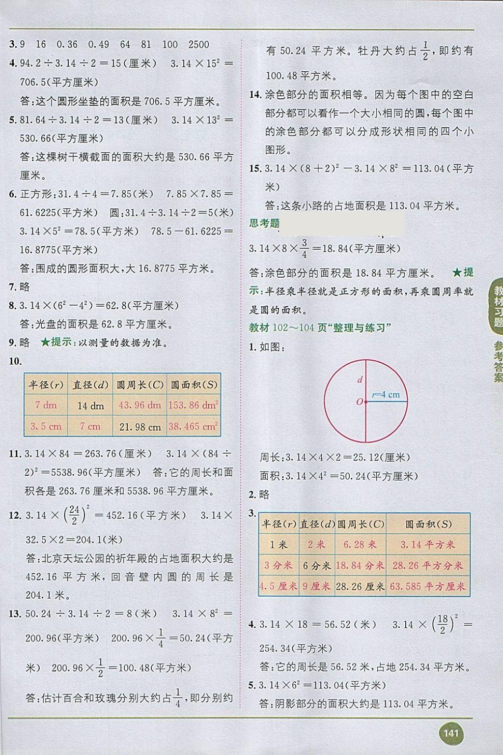 2018年课本五年级数学下册苏教版 第19页